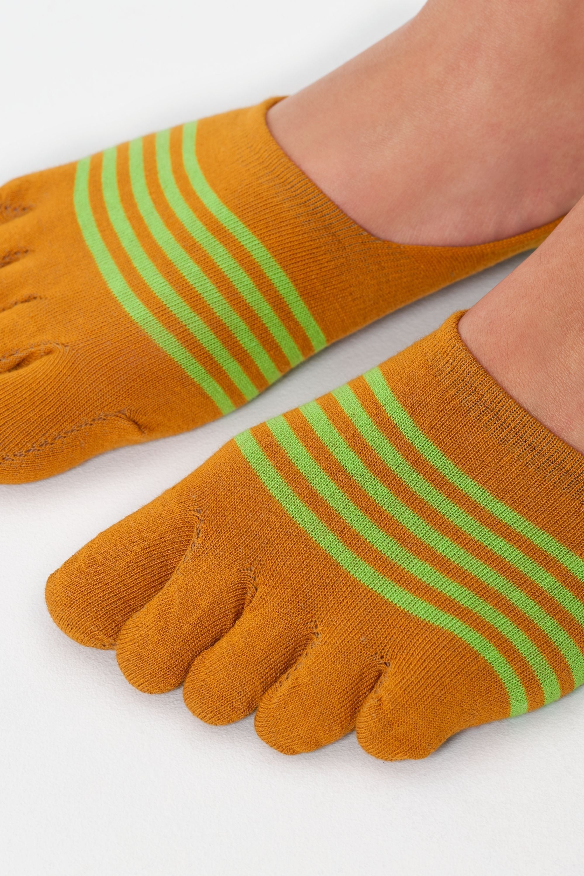 Happy Socks - Turuncu Parmaklı Babet Çorap