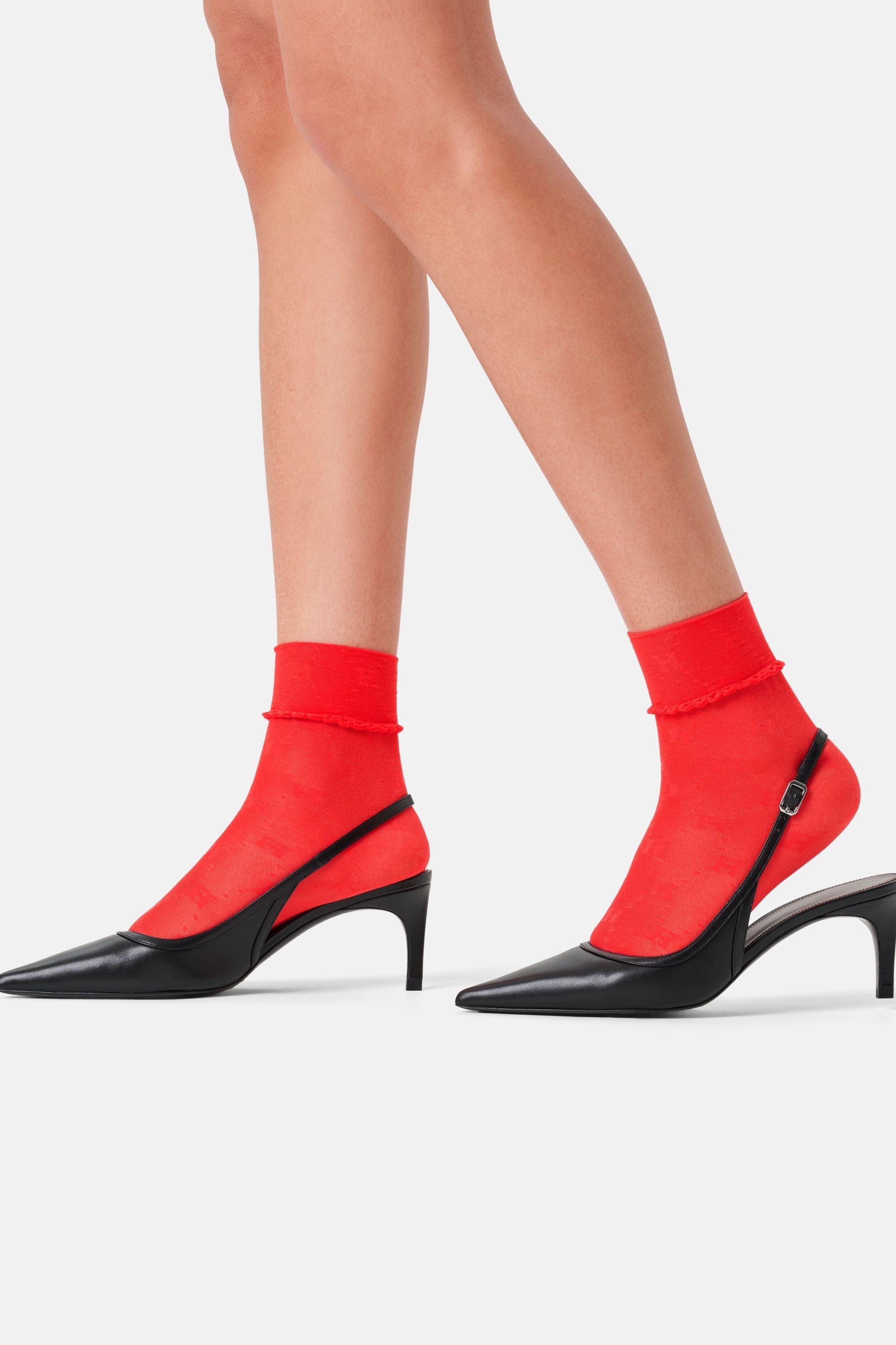 Happy Socks - Kırmızı Kısa Soket Çorap