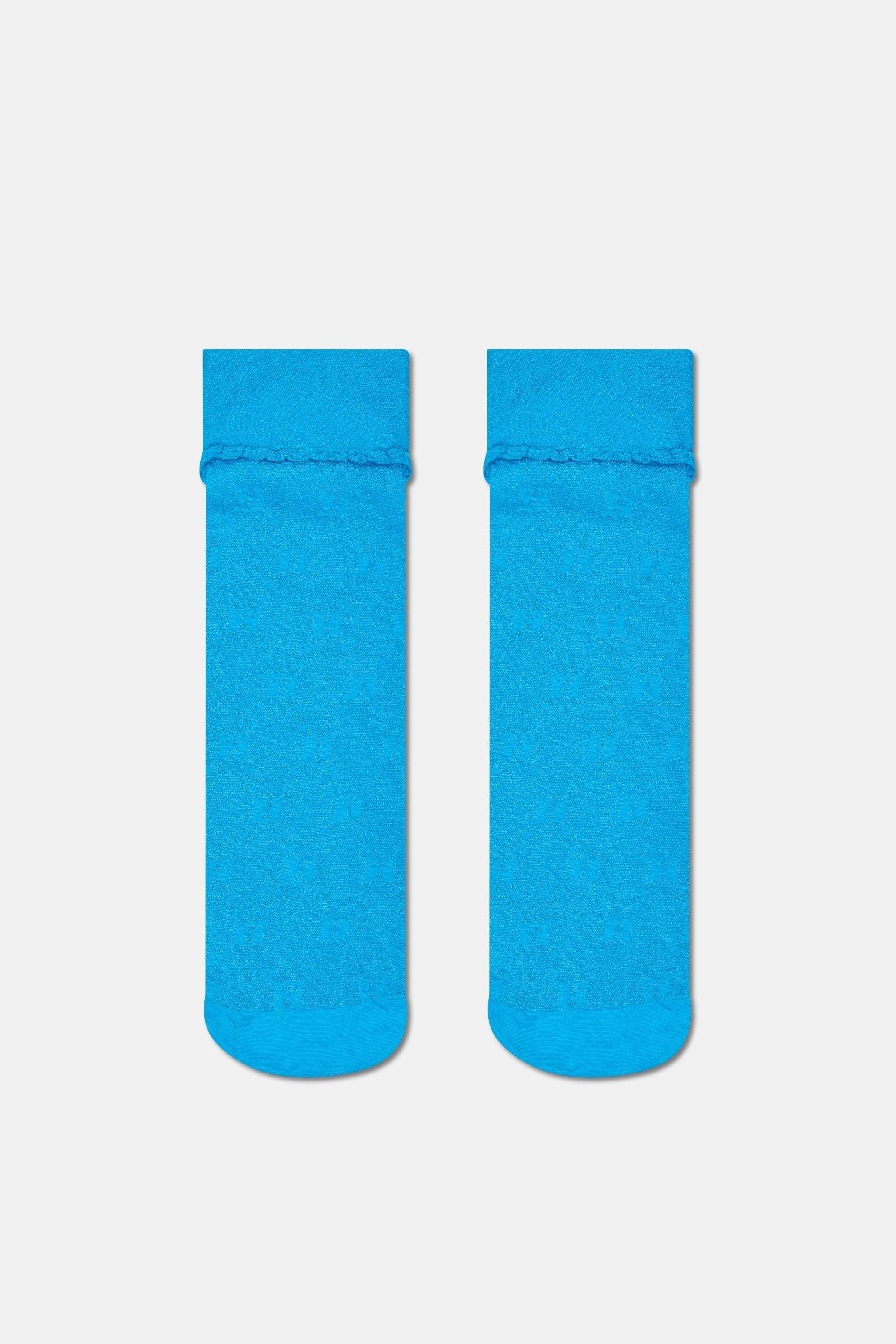 Happy Socks - Mavi Kısa Soket Çorap