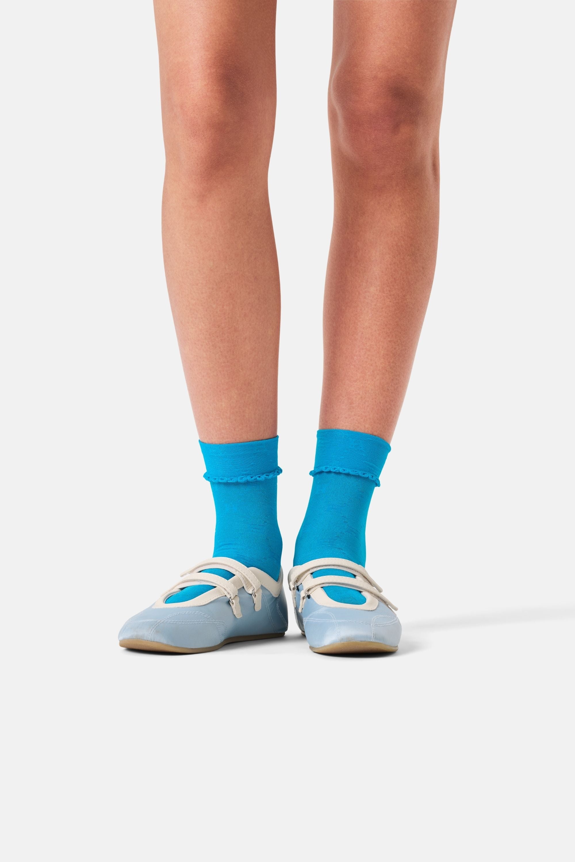 Happy Socks - Mavi Kısa Soket Çorap