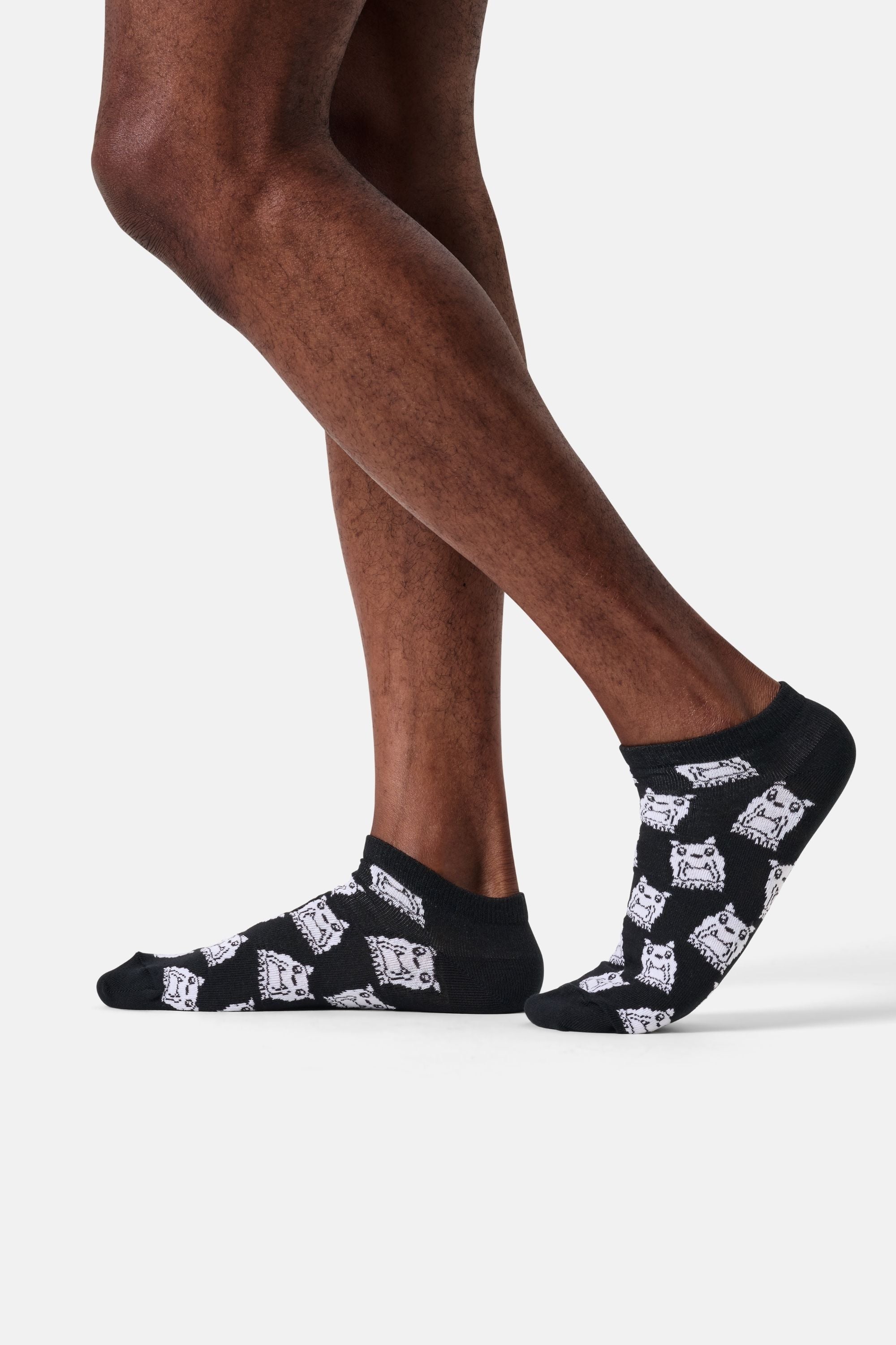 Happy Socks - Siyah Köpek Desenli Çorap