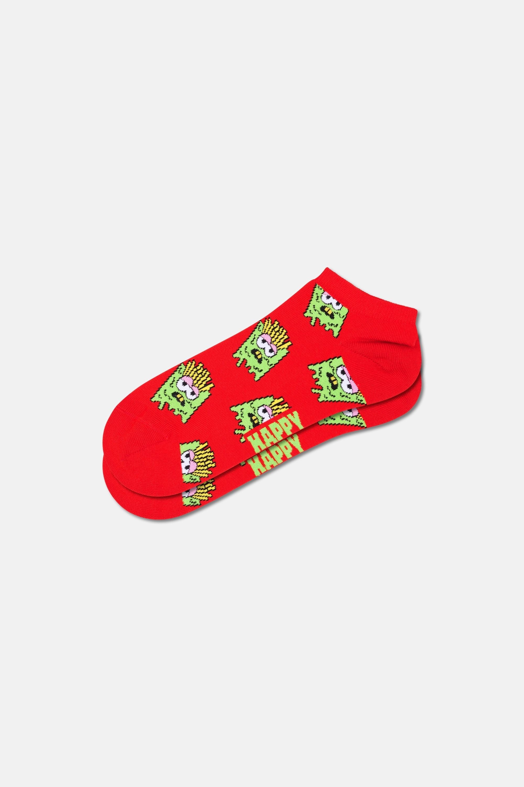 Happy Socks - Kırmızı Patates Desenli Çorap
