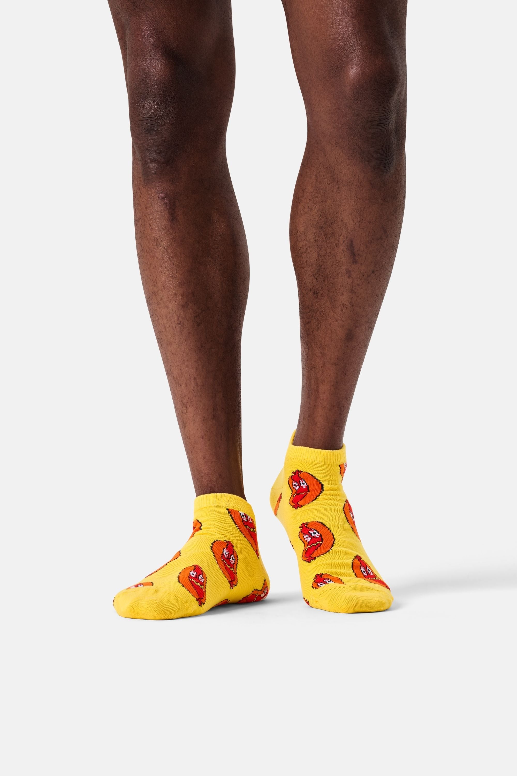 Happy Socks - Sarı Sosis Desenli Çorap