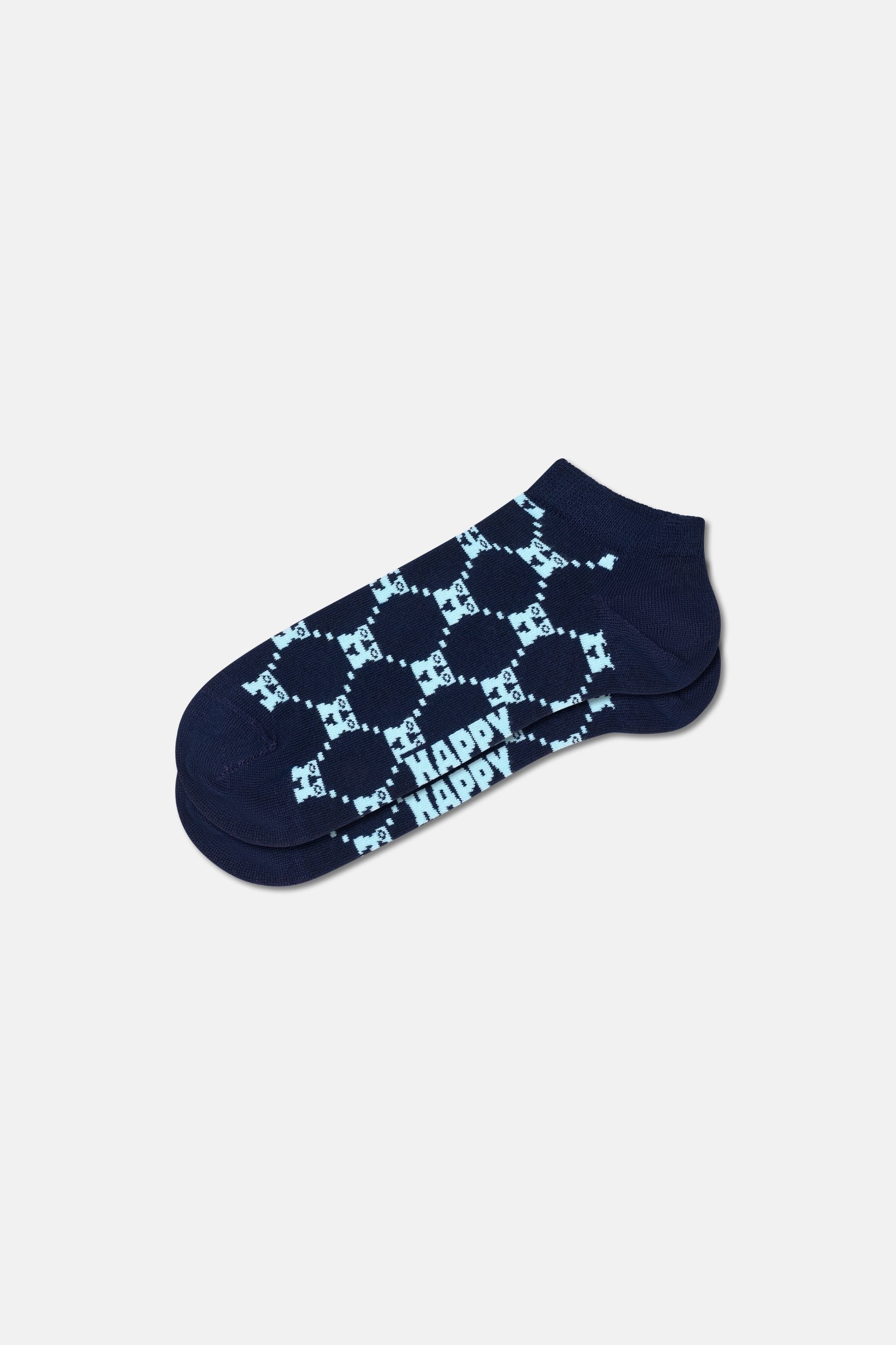 Happy Socks - Lacivert Logo Desenli Çorap