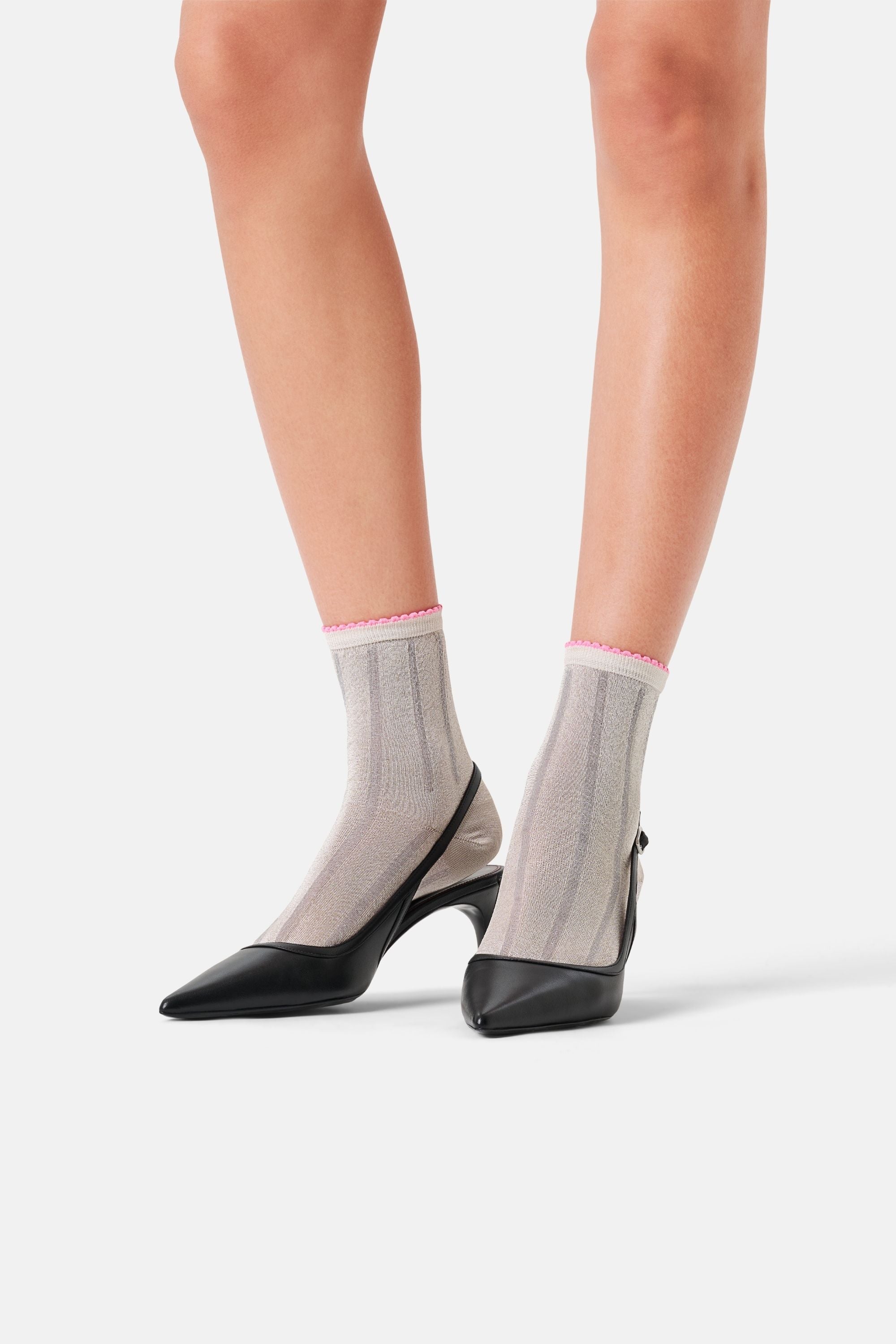 Happy Socks - Gri Simli Çorap