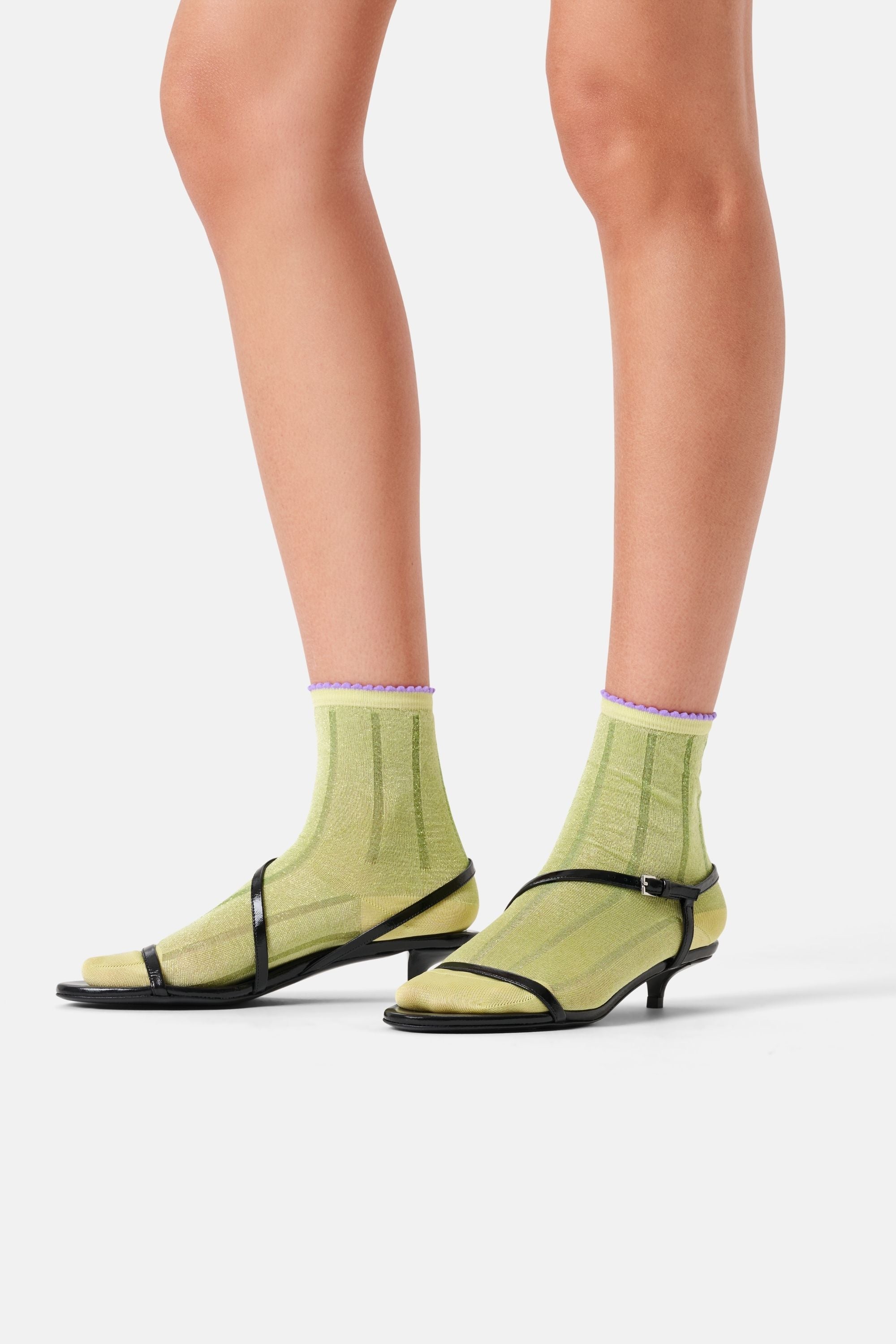 Happy Socks - Yeşil Simli Çorap