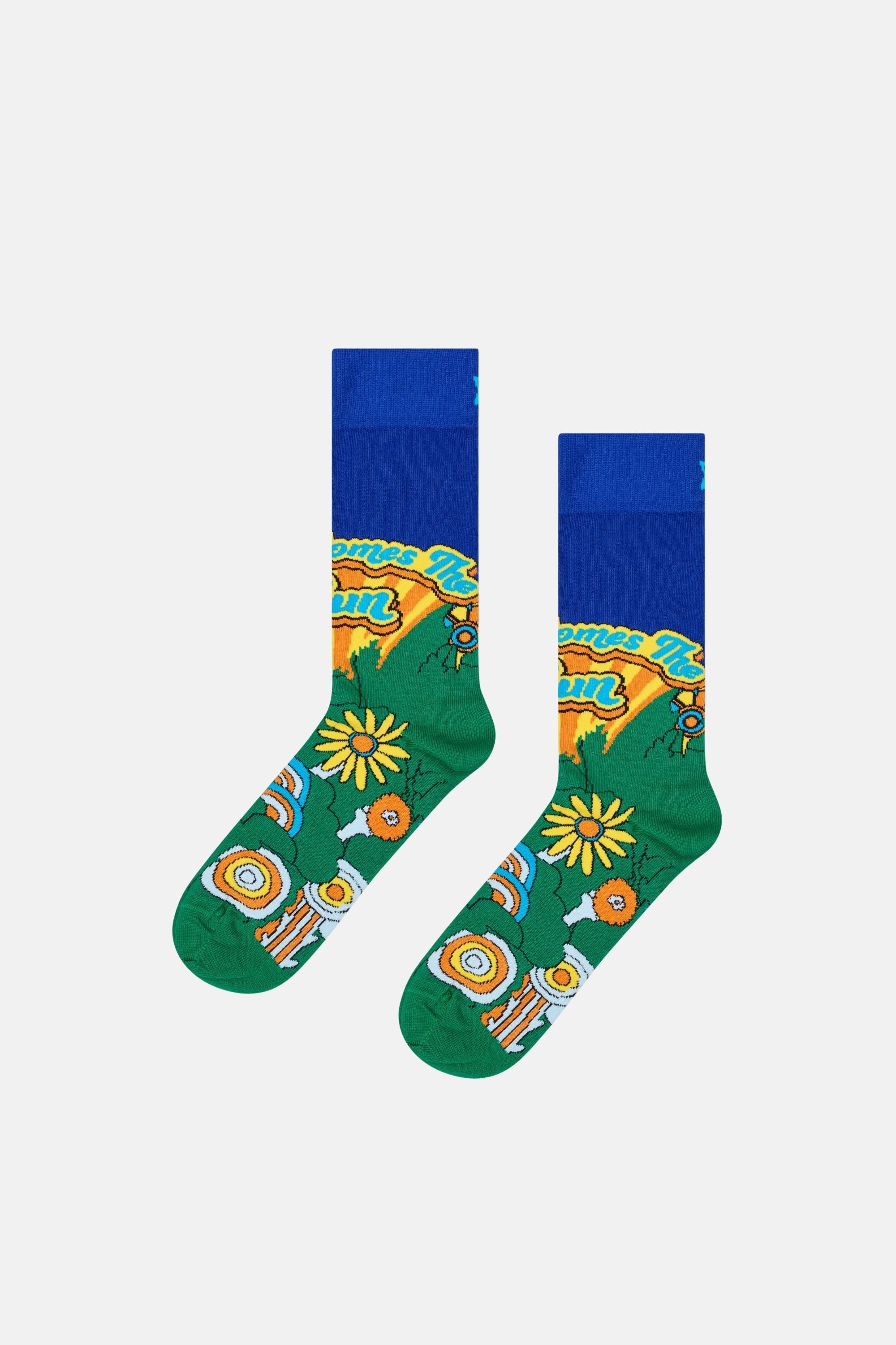 Happy Socks - Erkek Çok Renkli The Beatles Desenli 3’lü Çorap Seti