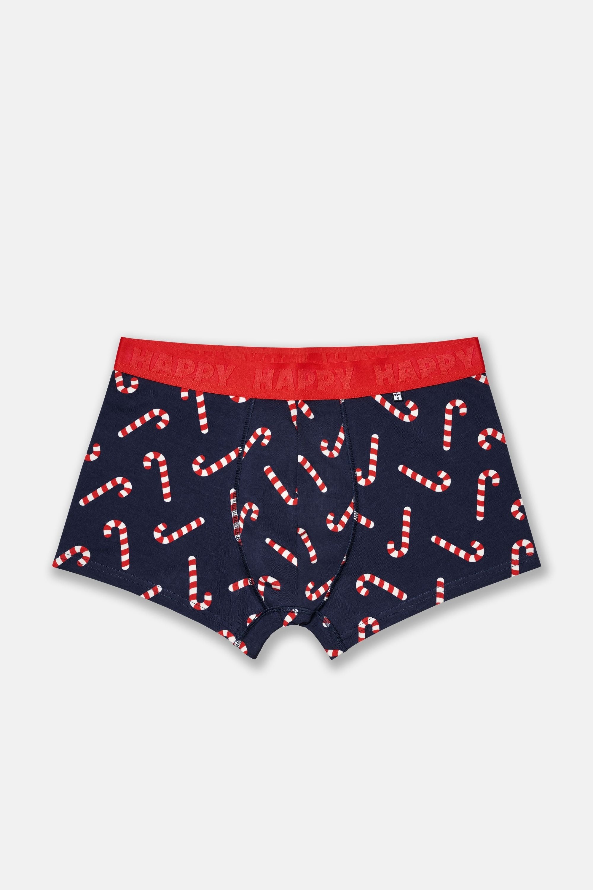 Happy Socks - Erkek Lacivert Baston Şeker ve Kurabiye 2'li Boxer Seti