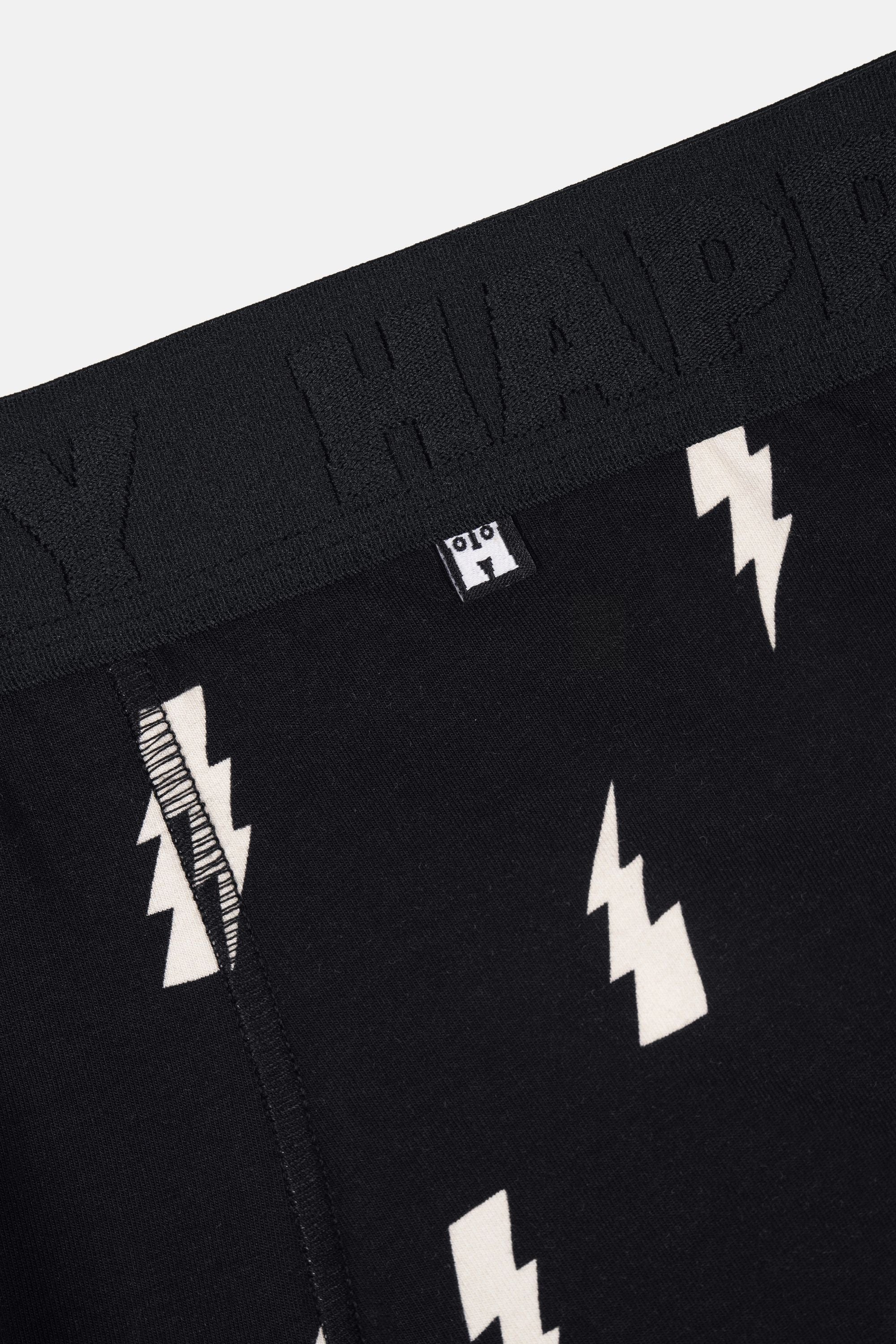 Happy Socks - Erkek Siyah Karışık Desenli 3'lü Boxer Seti