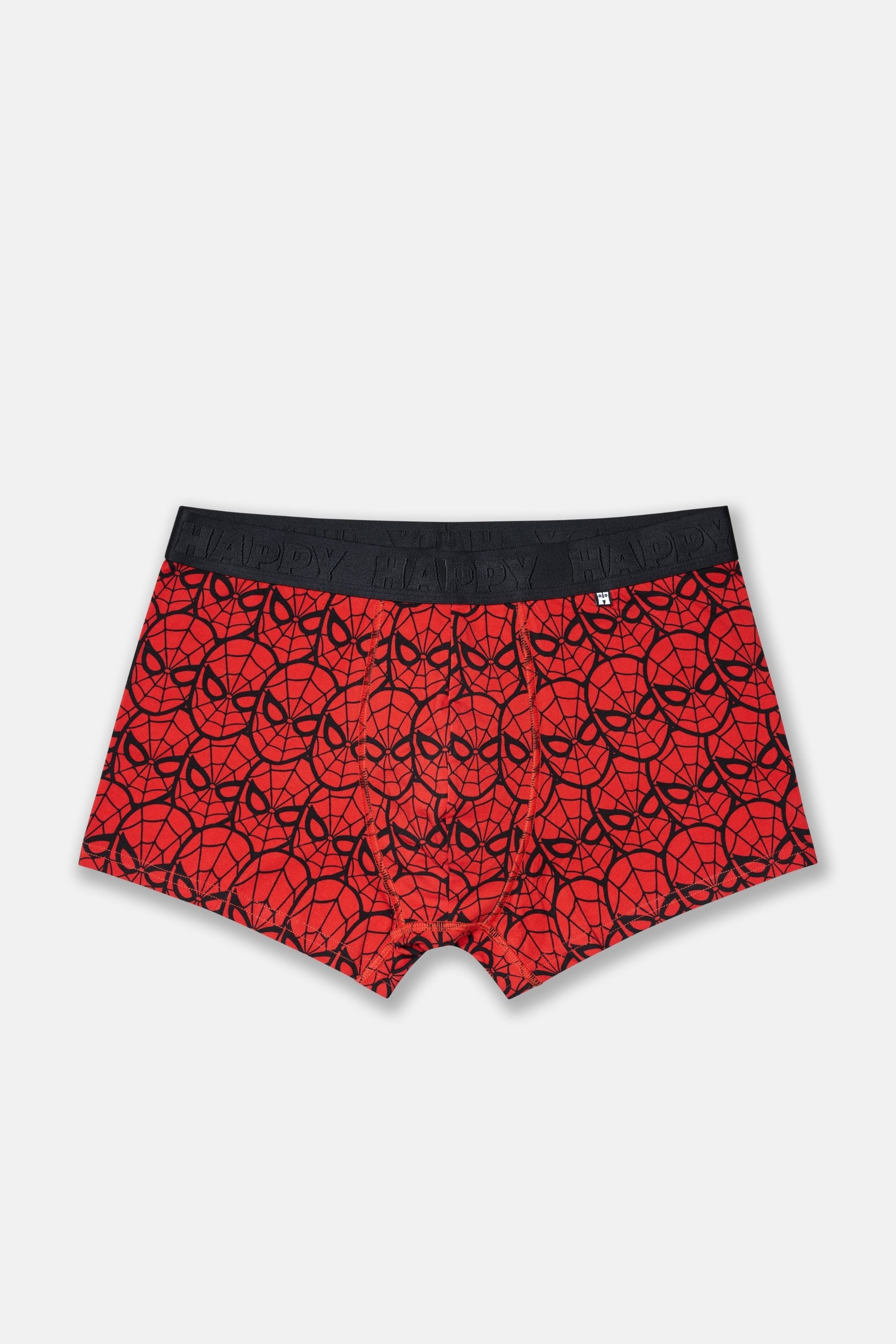 Happy Socks - Erkek Çok Renkli Spıder-Man Desenli 2'li Boxer Seti