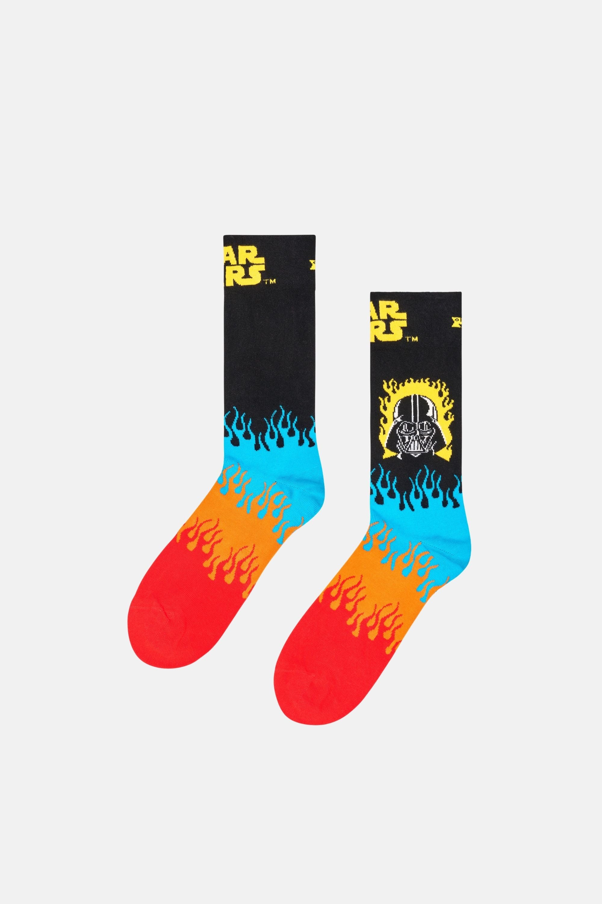 Happy Socks - Çok Renkli Star Wars Darth Vader Figürlü Çorap