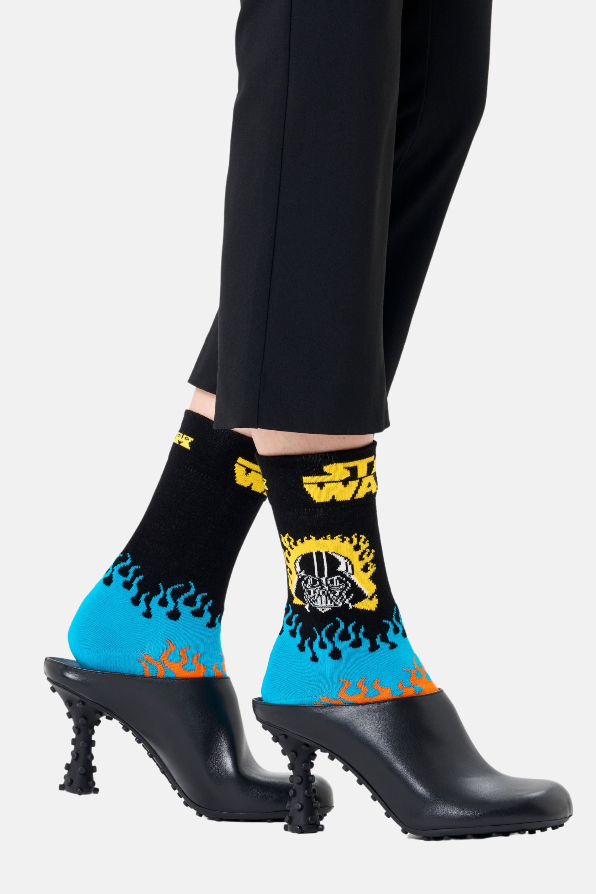 Happy Socks - Çok Renkli Star Wars Darth Vader Figürlü Çorap