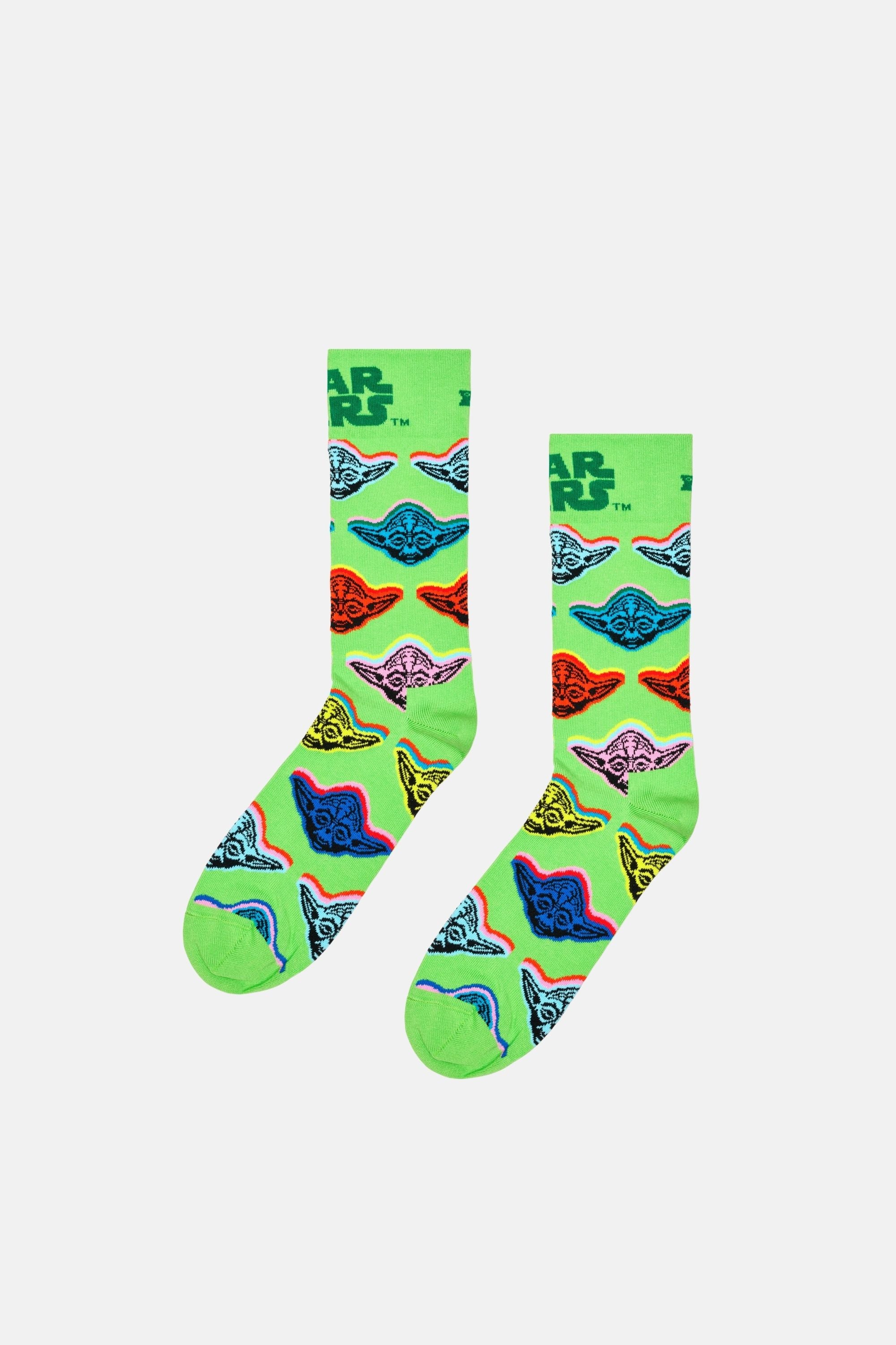 Happy Socks - Çok Renkli Star Wars Figürlü 6Lı Çorap Seti