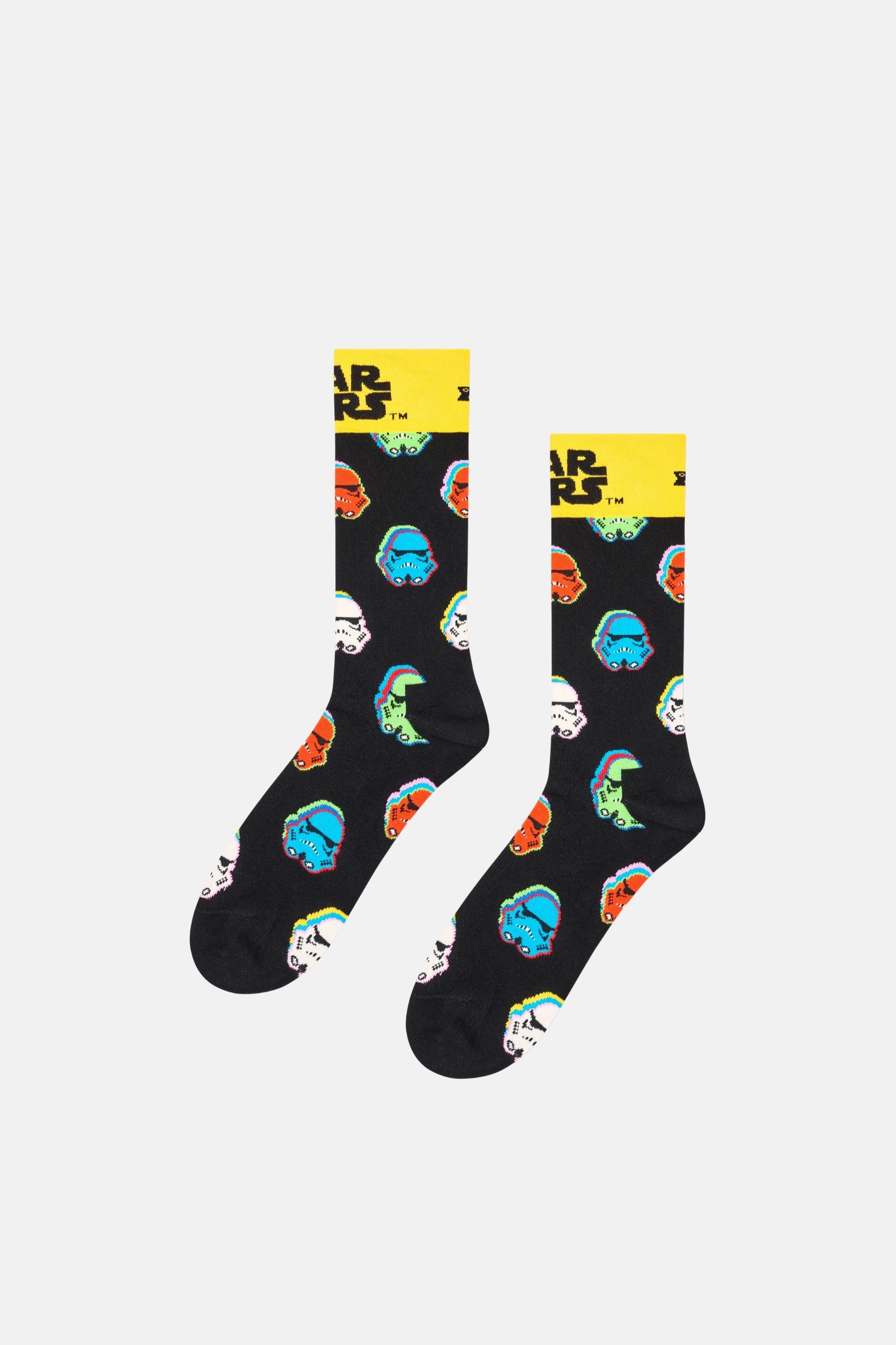 Happy Socks - Çok Renkli Star Wars Figürlü 6Lı Çorap Seti