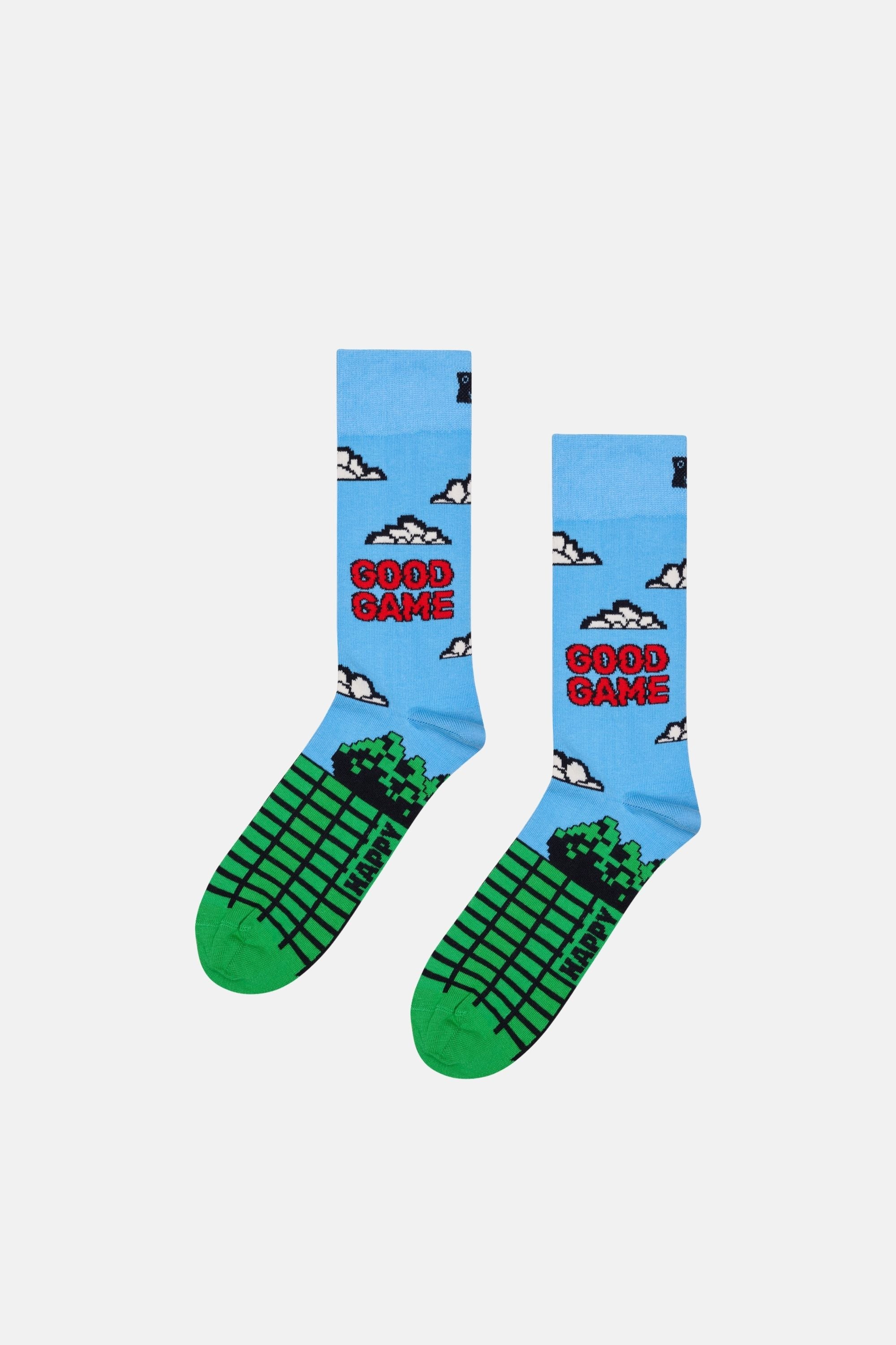 Happy Socks - Çok Renkli Oyun Temalı 2Li Çorap Hediye Seti