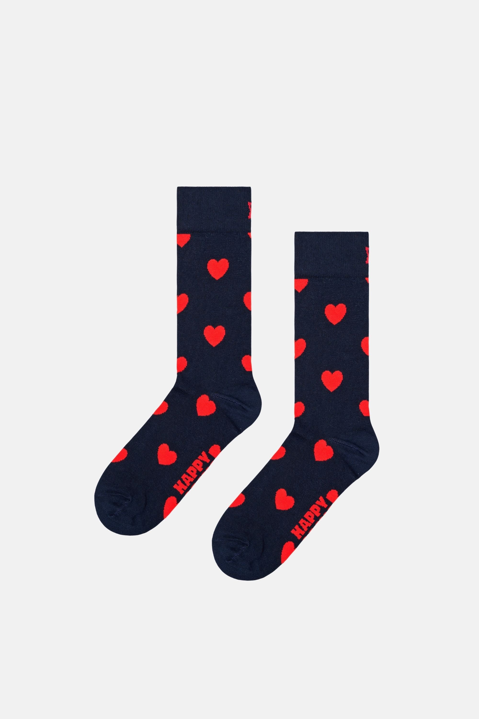 Happy Socks - Lacivert Sevgililer Günü Temalı 2Li Çorap Hediye Seti