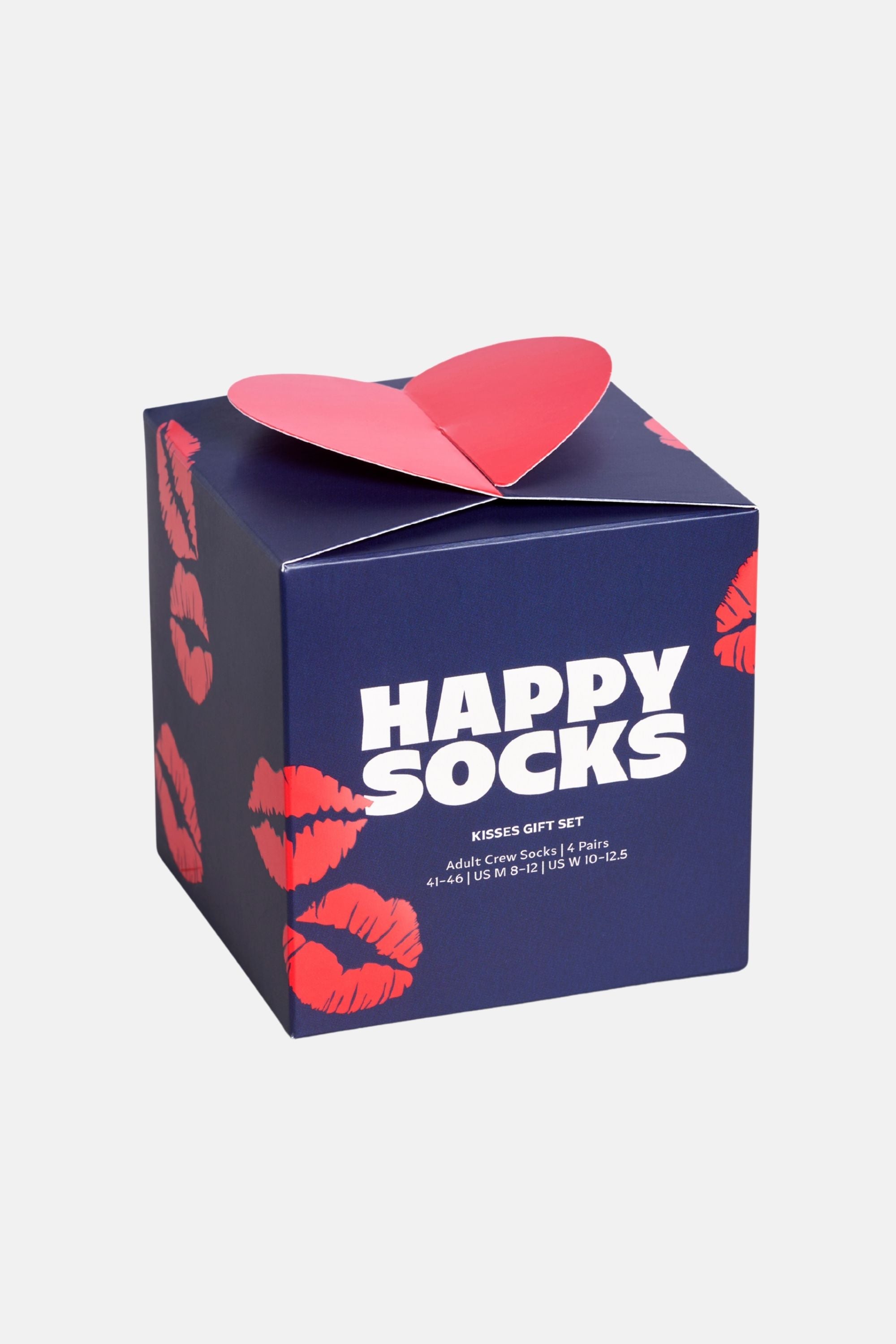 Happy Socks - Lacivert Sevgililer Günü Temalı 2Li Çorap Hediye Seti