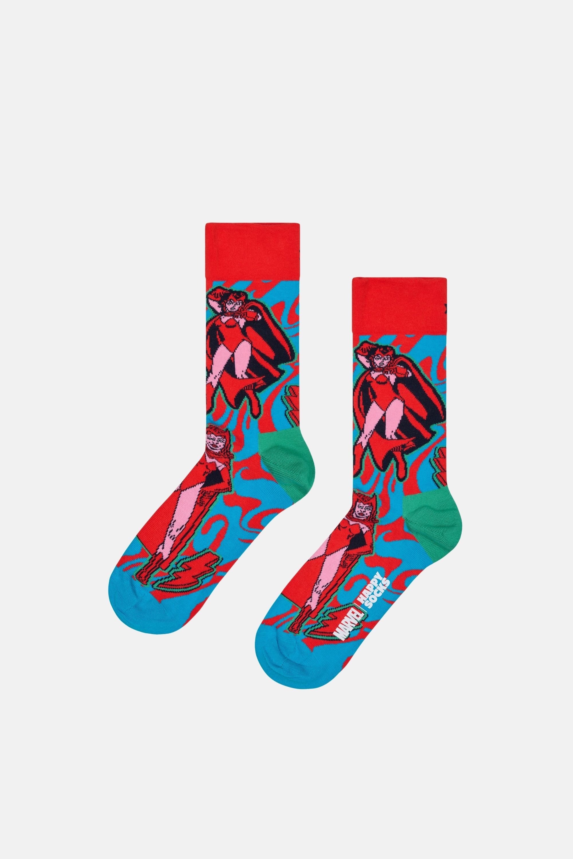 Happy Socks - Kırmızı Marvel Avengers Scarlet Witch Çorap