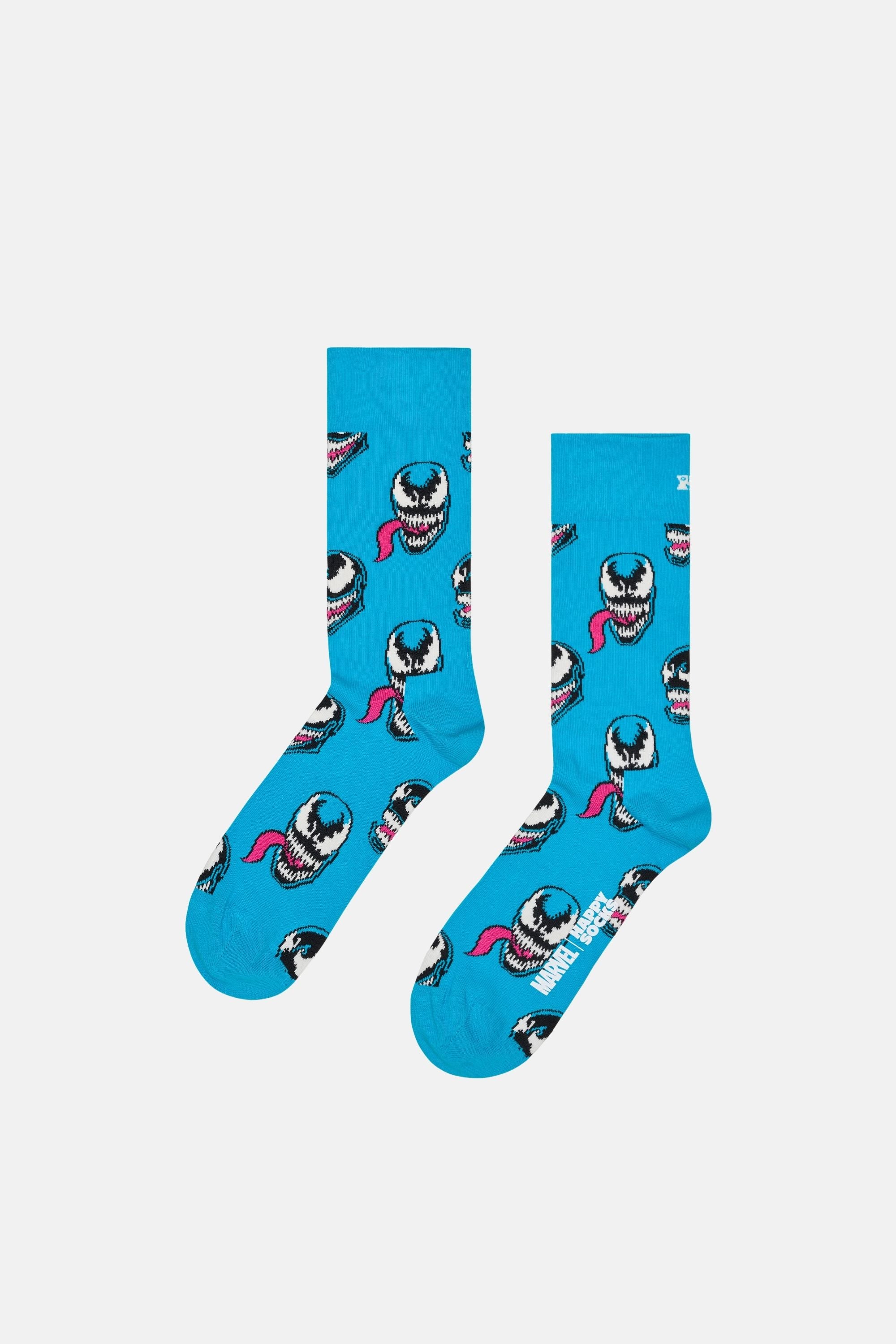 Happy Socks - Çok Renkli Marvel Spider - Man Figürlü 6Lı Çorap Seti