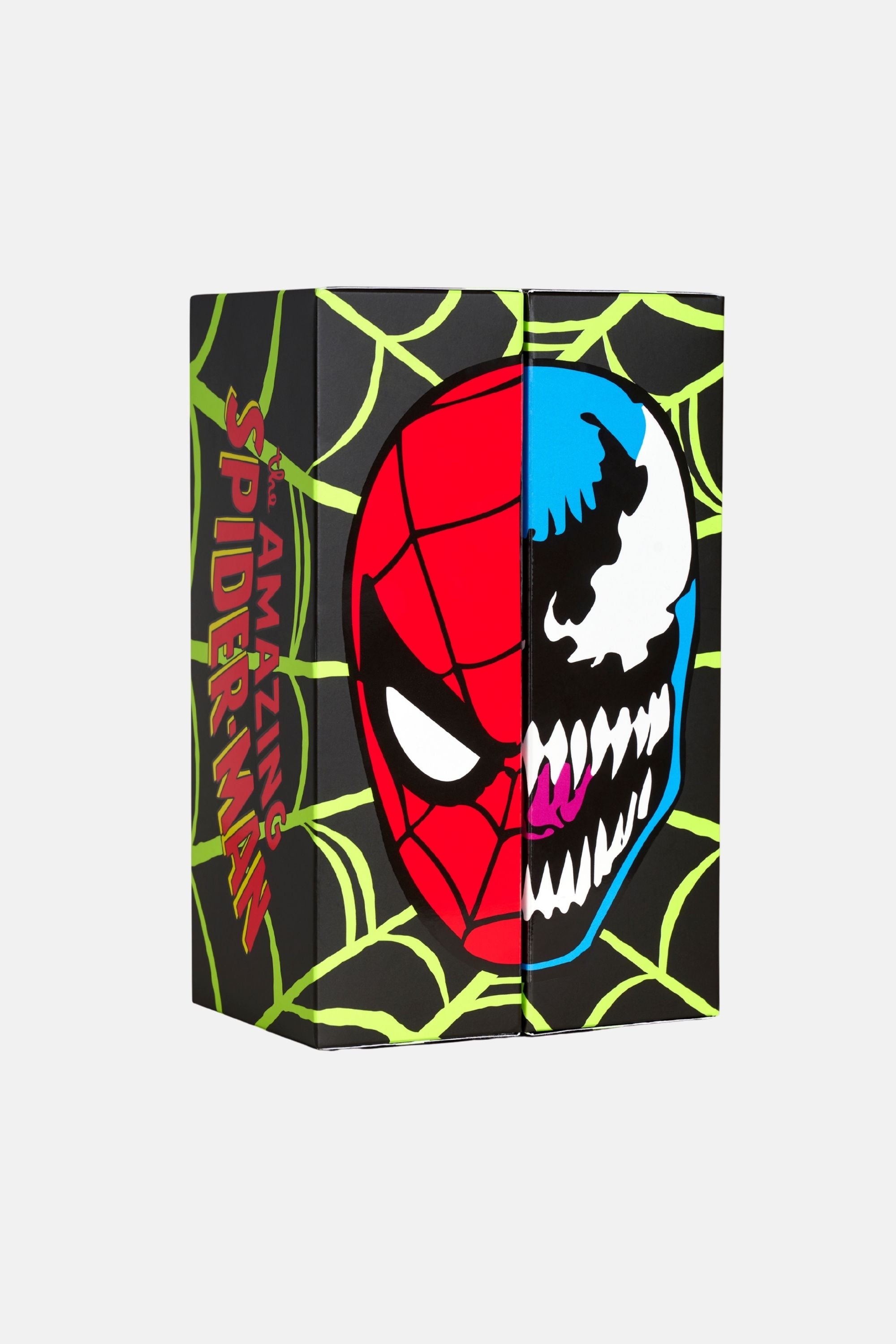 Happy Socks - Çok Renkli Marvel Spider - Man Figürlü 6Lı Çorap Seti