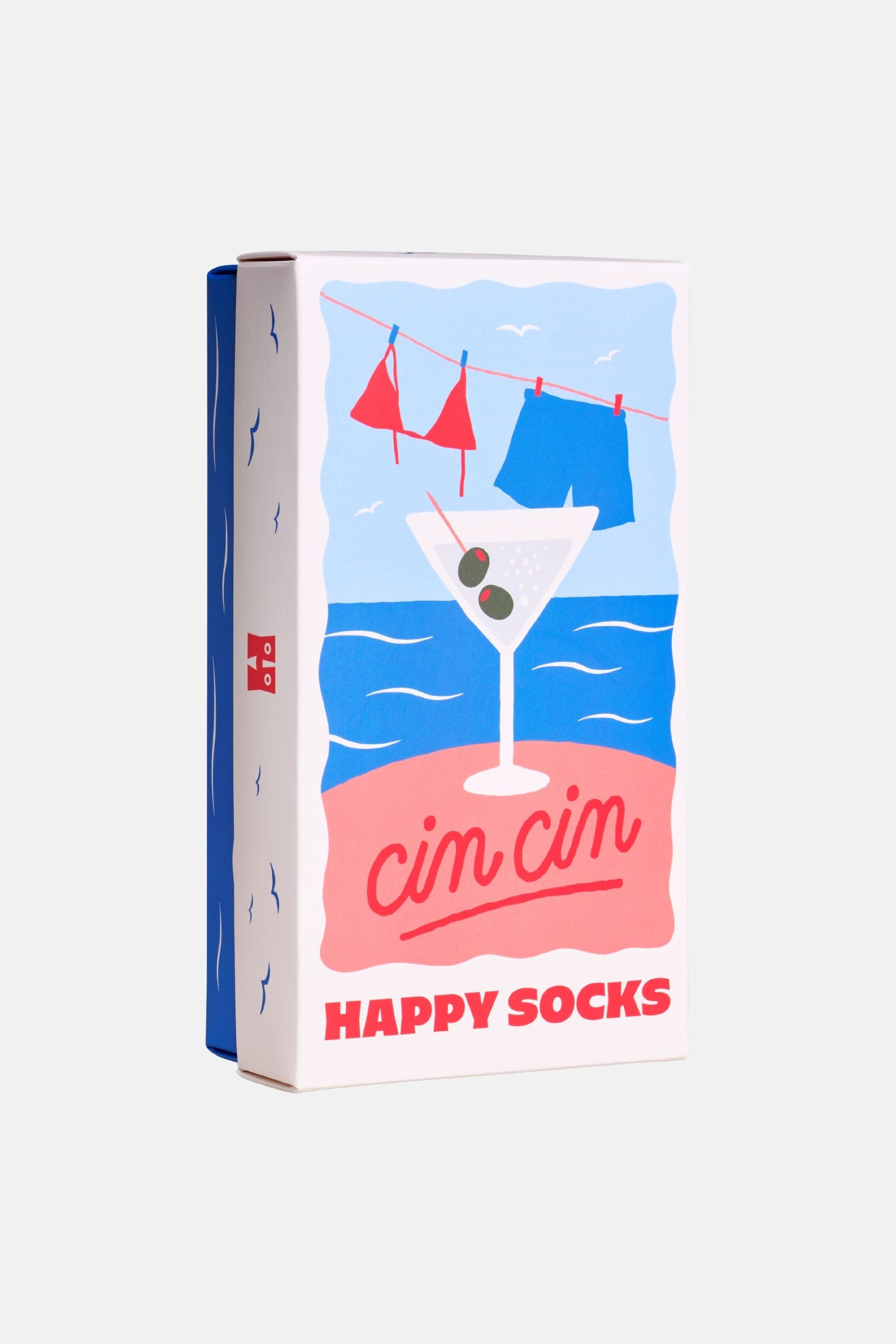 Happy Socks - Çok Renkli Eğlenceli Desenli 3Lü Çorap Hediye Seti