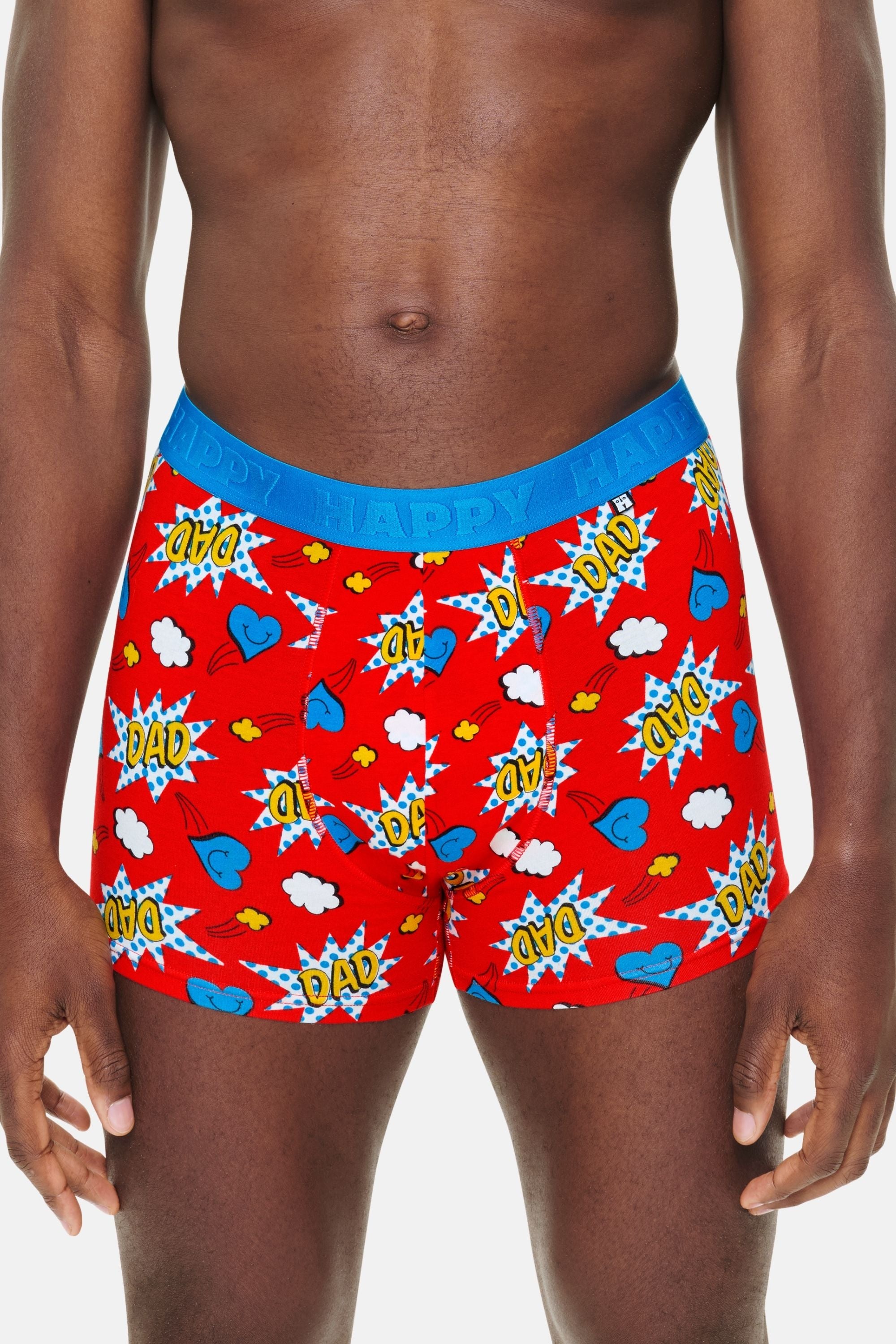 Happy Socks - Süper Baba Temalı Boxer