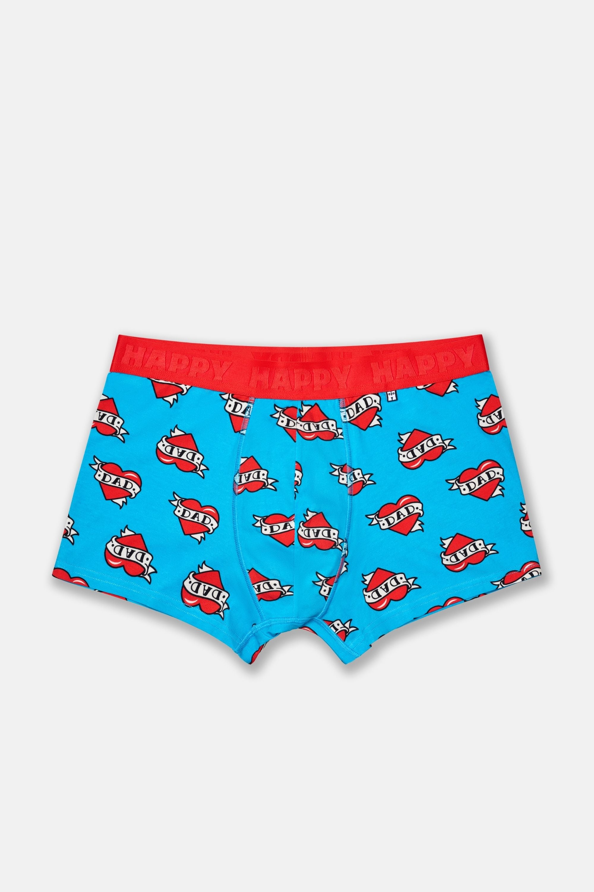 Happy Socks - Çok Renkli Süper Baba Temalı 2Li Boxer Seti