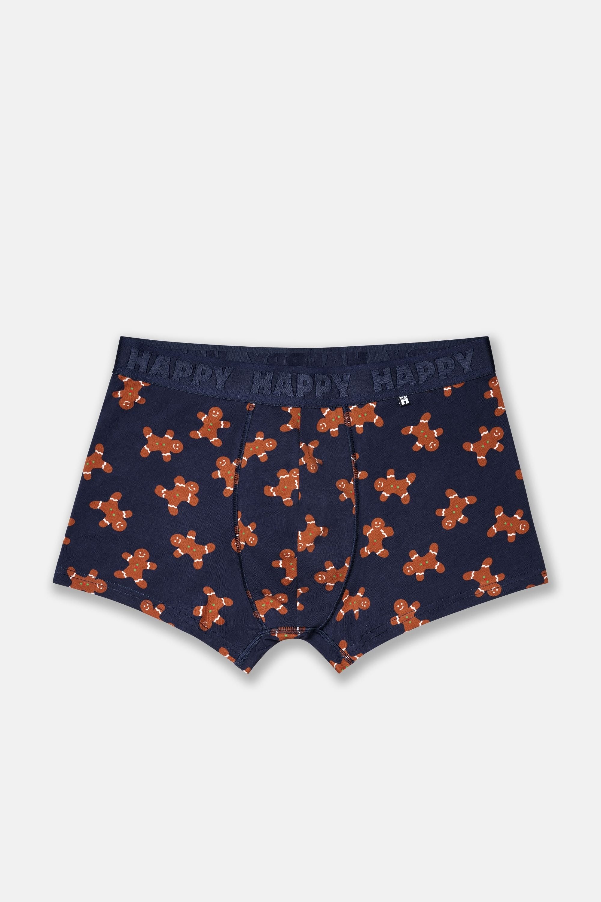 Happy Socks - Lacivert Baston Şeker Ve Kurabiye 2Li Boxer Seti