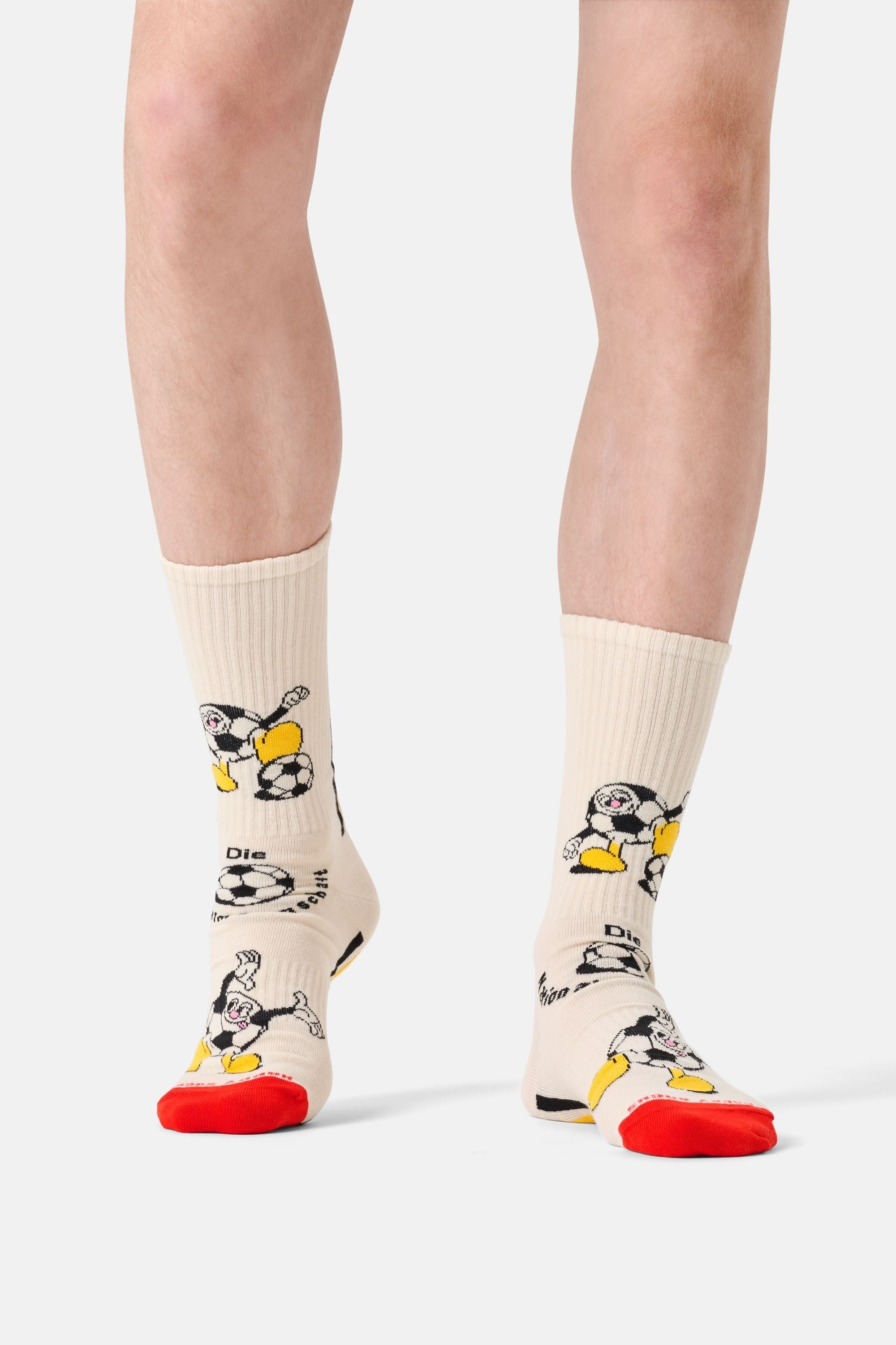 Happy Socks - Beyaz Dünya Kupası Almanya Temalı Sneaker Çorap