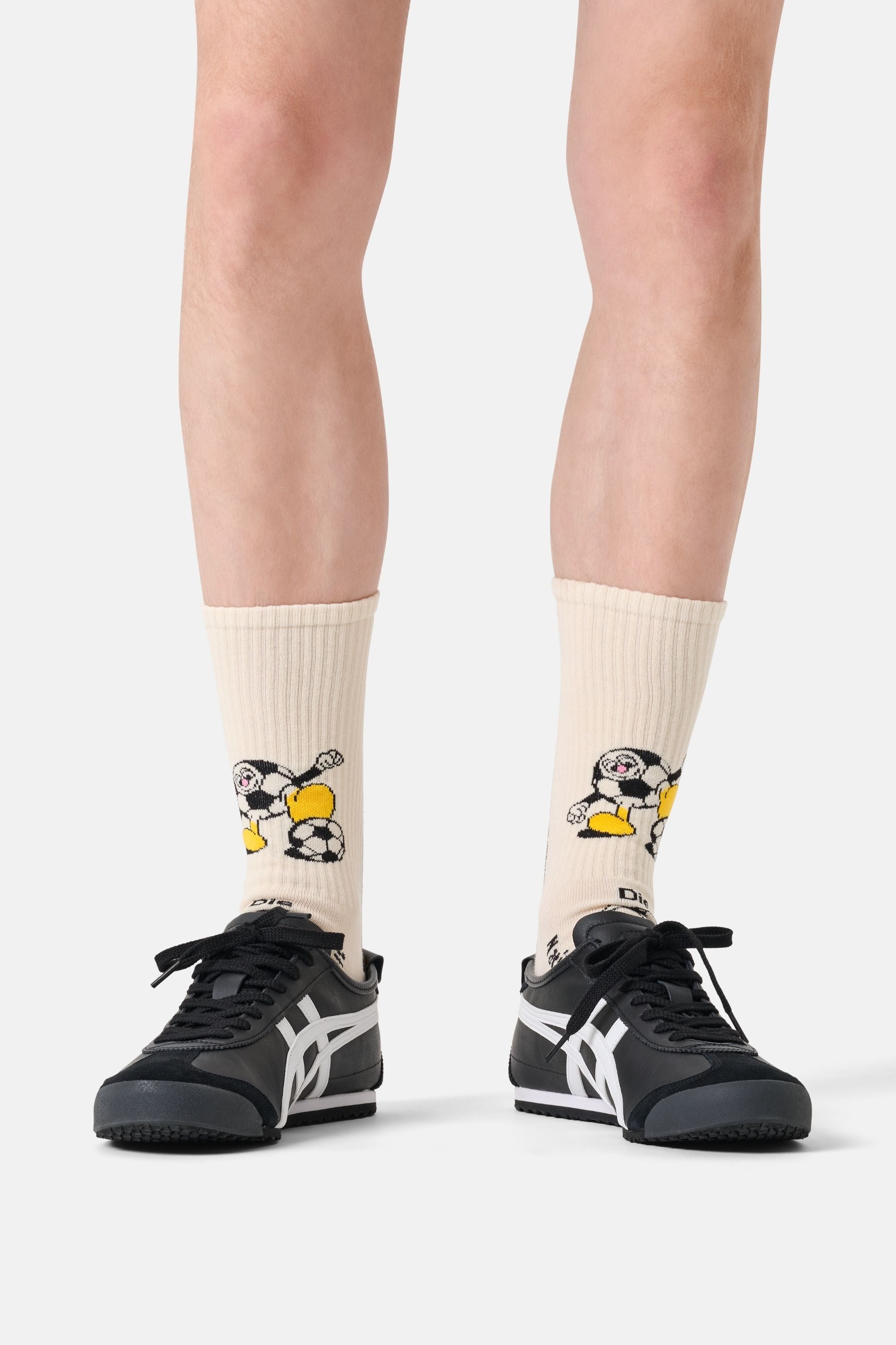 Happy Socks - Beyaz Dünya Kupası Almanya Temalı Sneaker Çorap