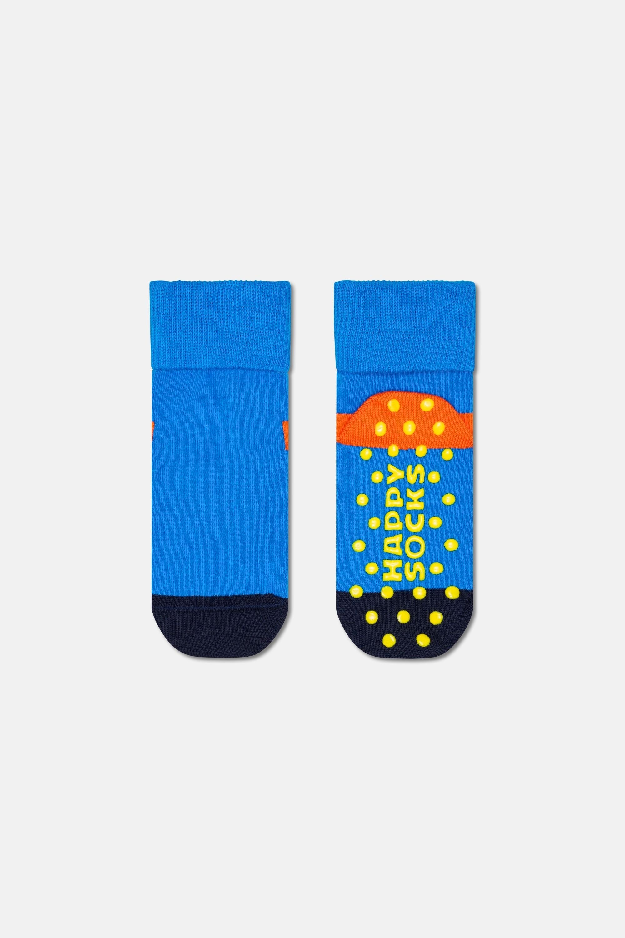 Happy Socks - Çocuk Dondurma Desenli Kaydırmaz 2Li Çorap Seti