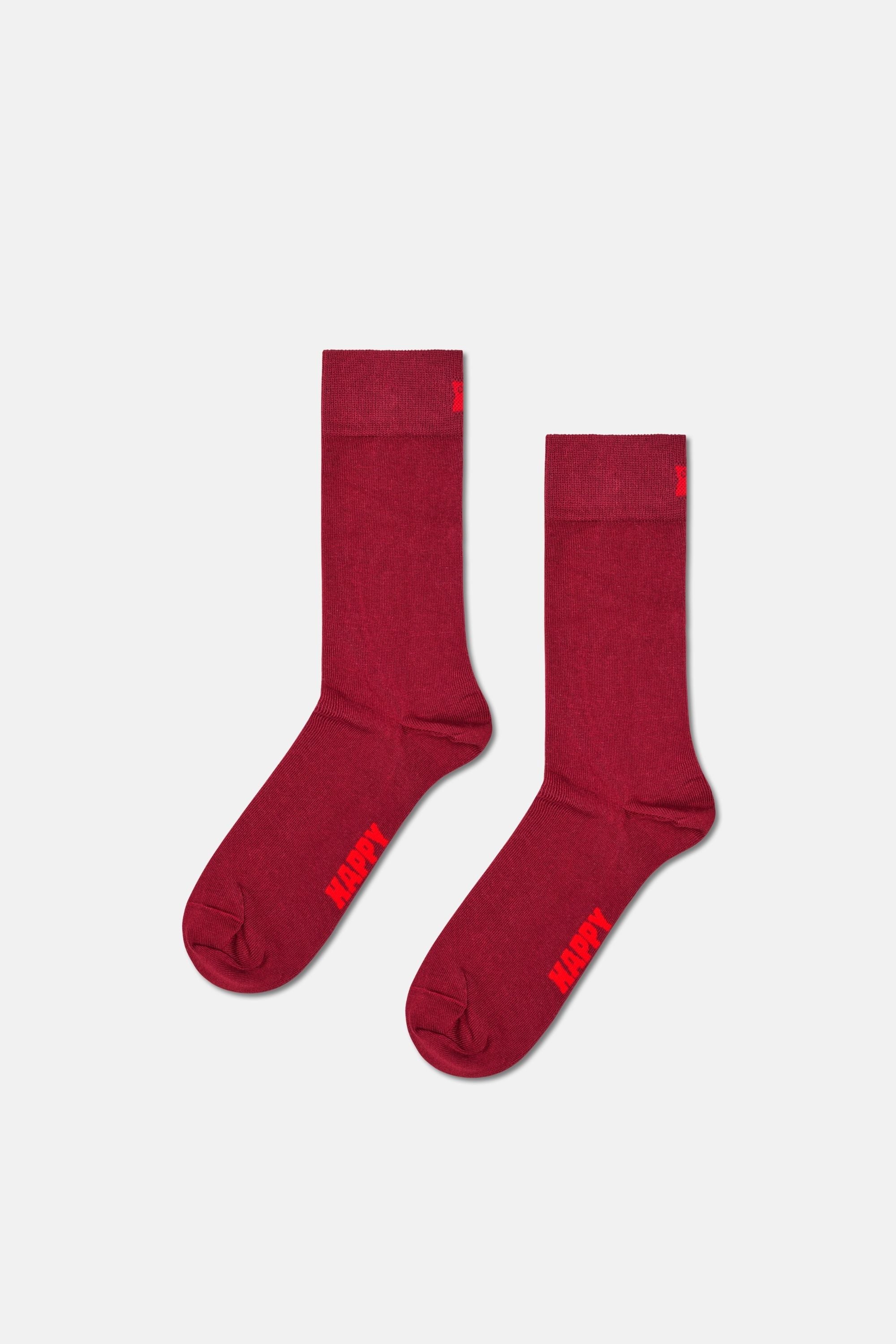 Happy Socks - Pembe Karışık Desenli 4Lü Pamuklu Çorap Seti