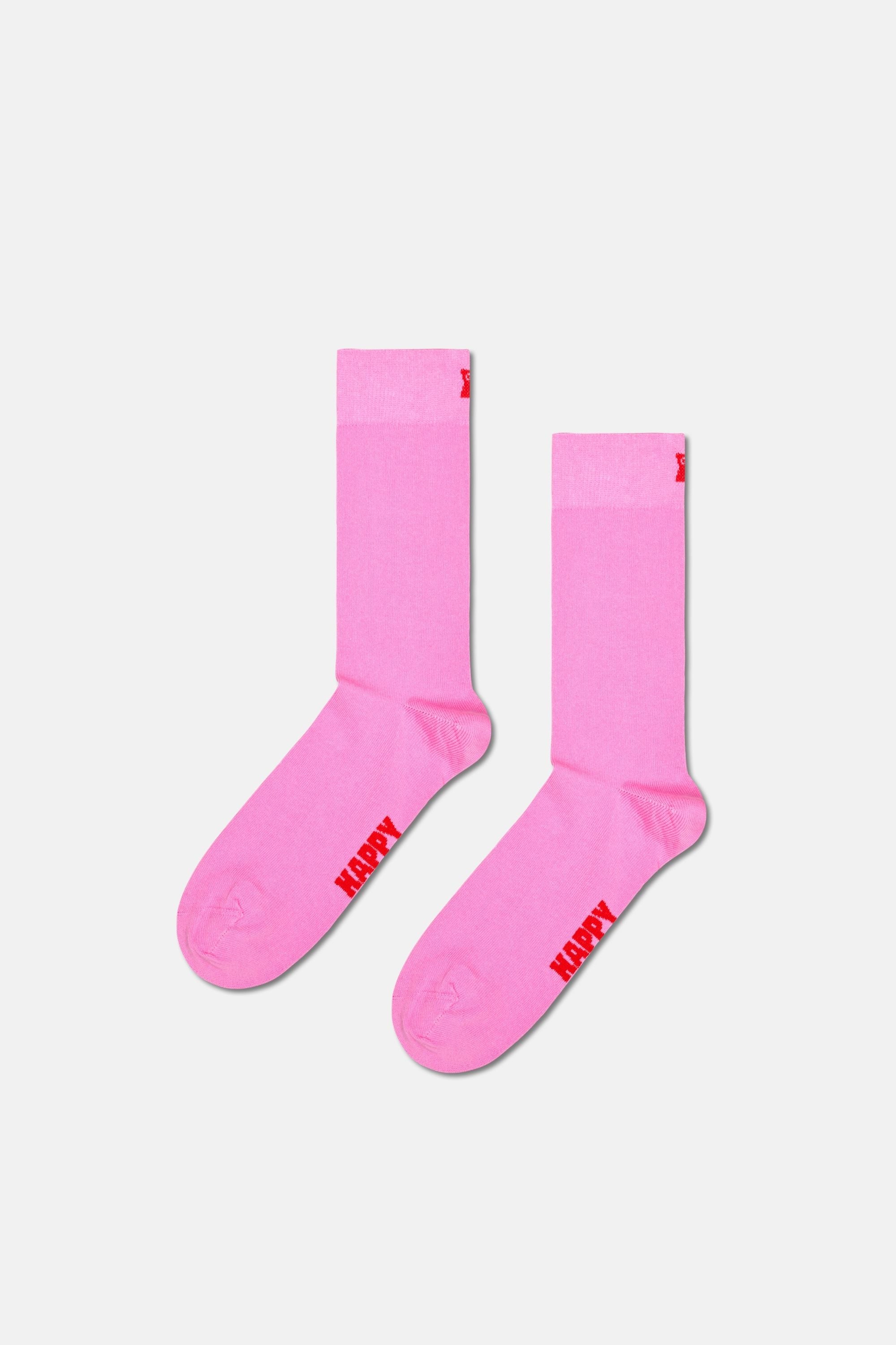 Happy Socks - Pembe 4Lü Desenli Pamuklu Çorap Seti