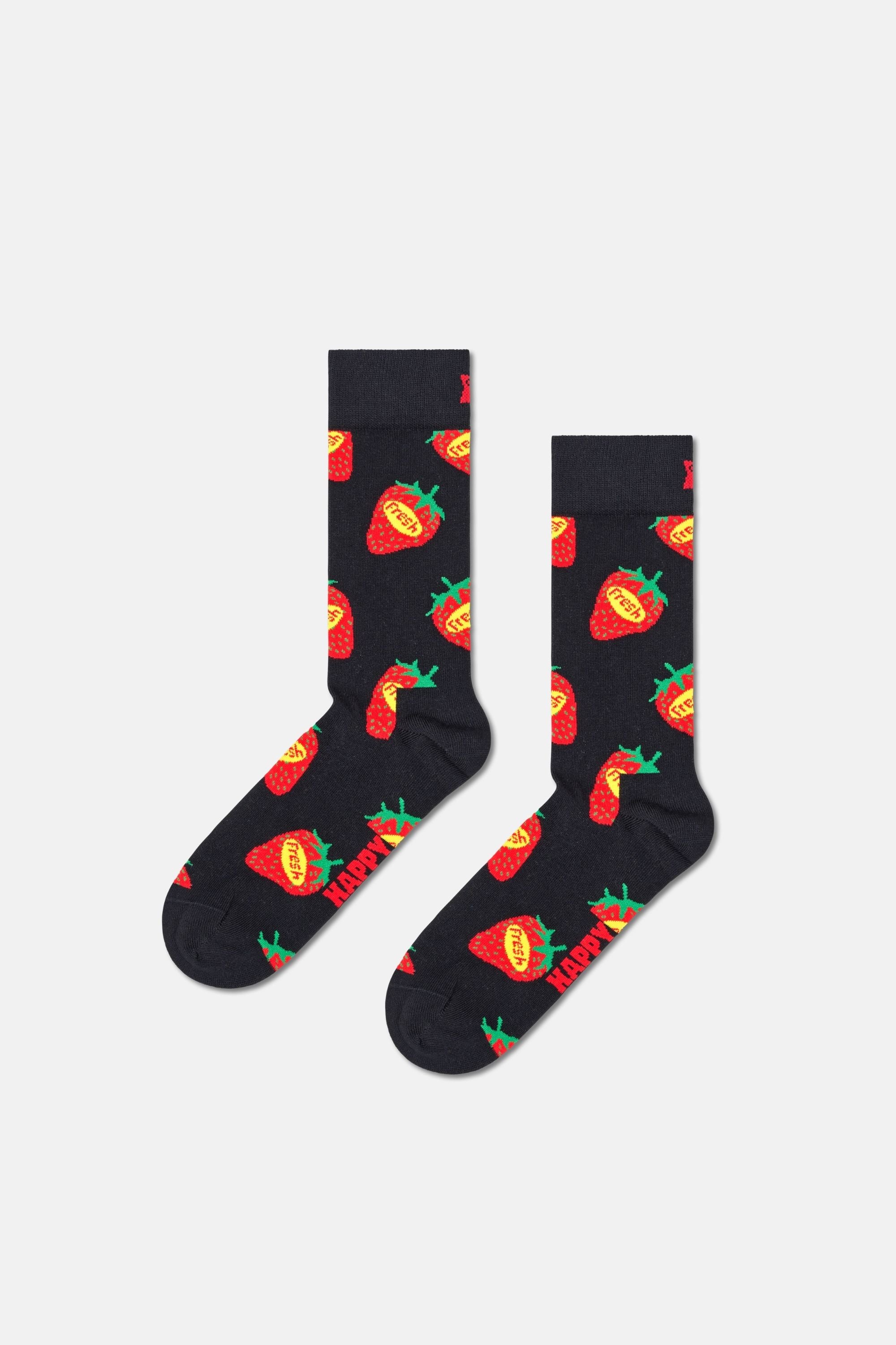 Happy Socks - Çok Renkli 4Lü Yiyecek Desenli Pamuklu Çorap Seti