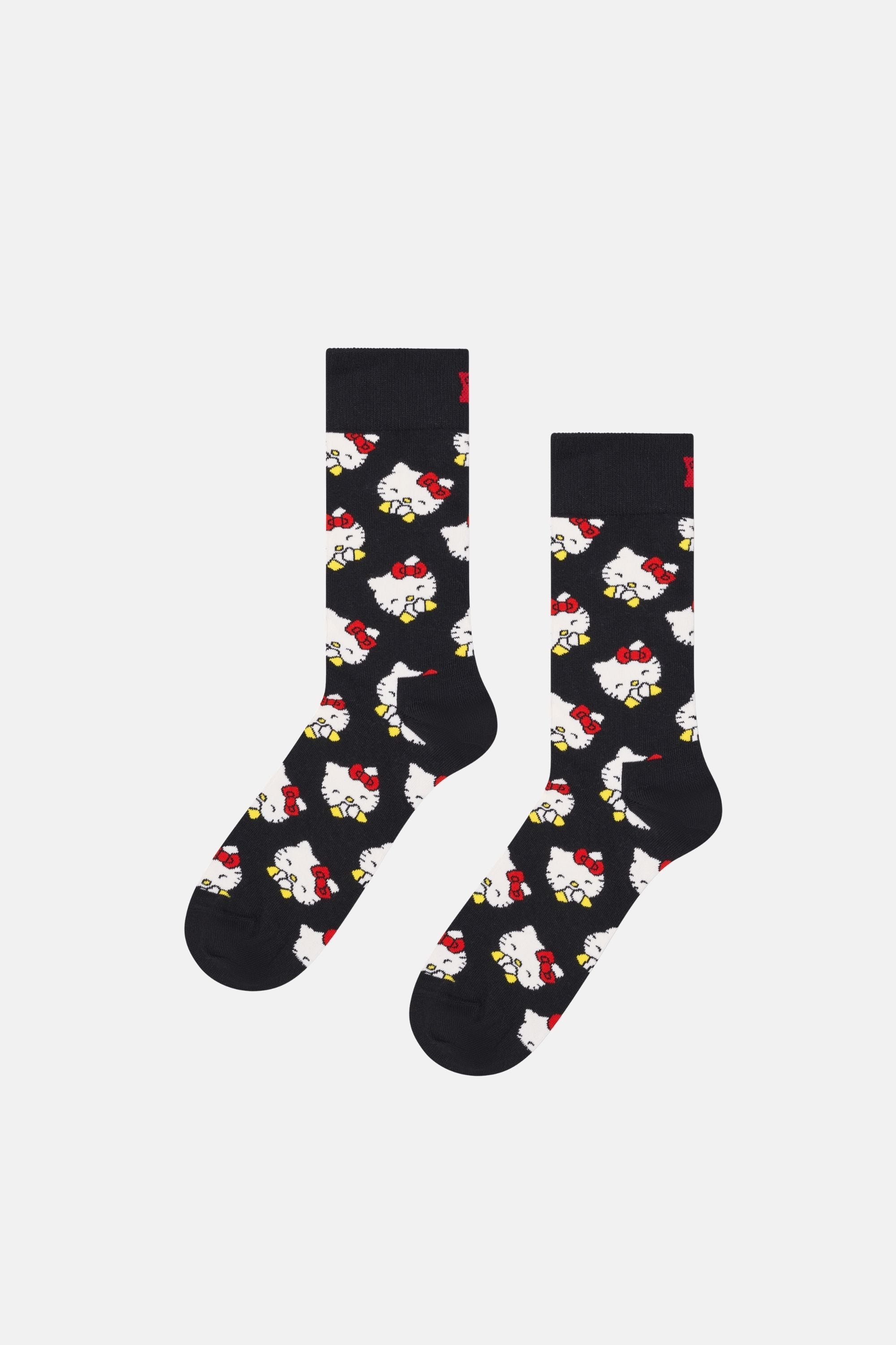 Happy Socks - Çok Renkli Hello Kıtty Temalı 6Lı Çorap Hediye Seti