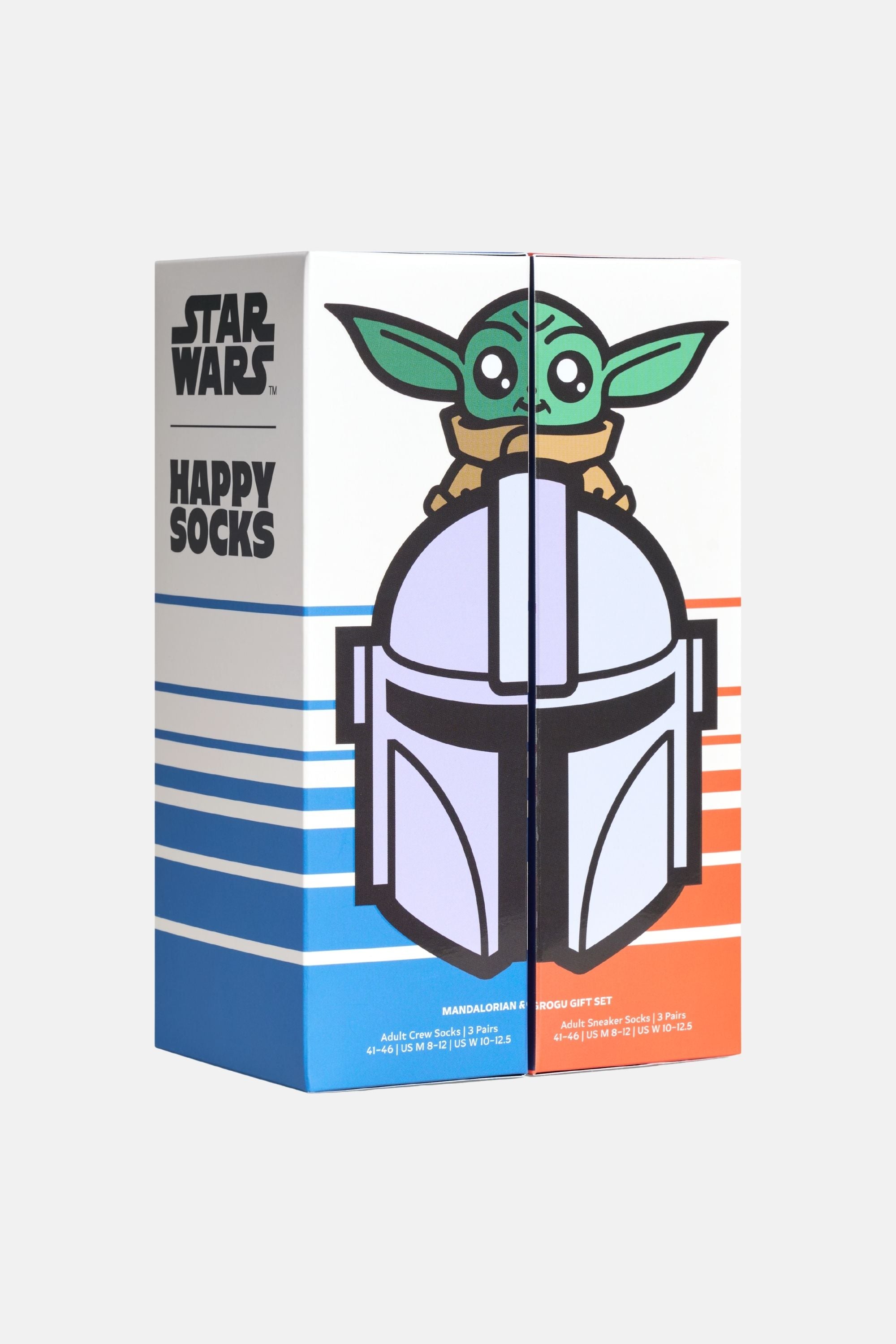 Happy Socks - Erkek Çok Renkli Star Wars Mandalorian Temalı 6'lı Çorap Hediye Seti