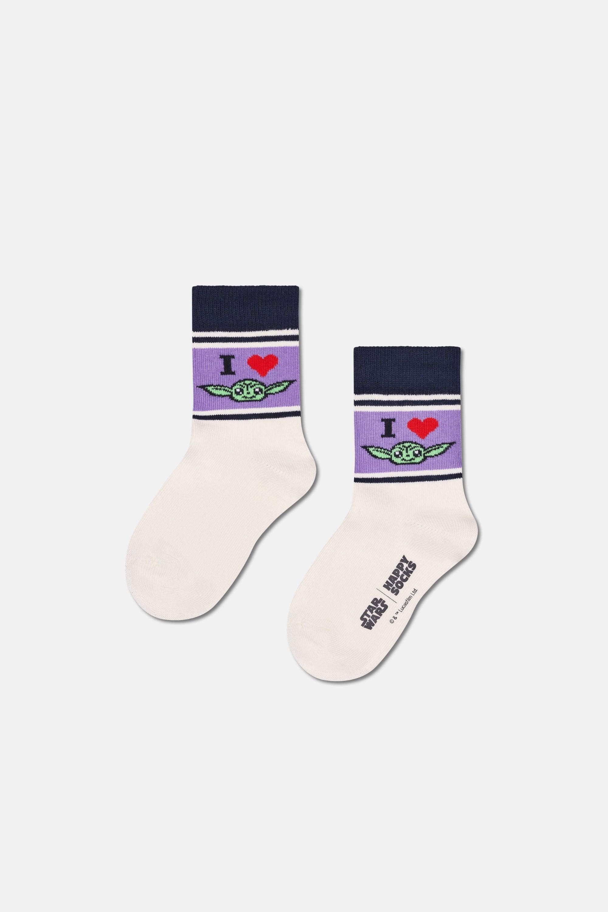 Happy Socks - Çocuk Star Wars Grogu Temalı 3Lü Çorap Hediye Seti