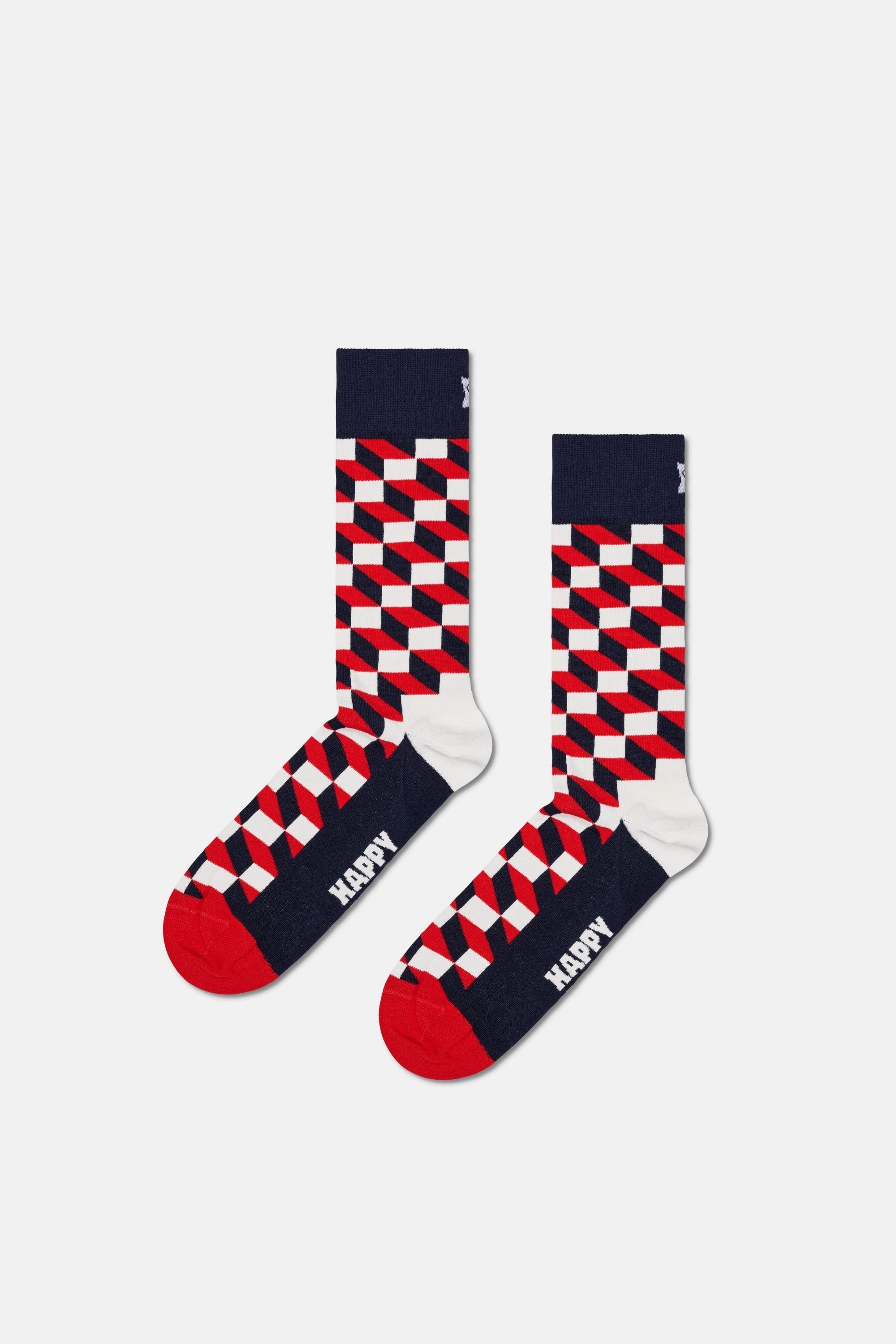 Happy Socks - Lacivert Klasik 4Lü Pamuklu Çorap Seti