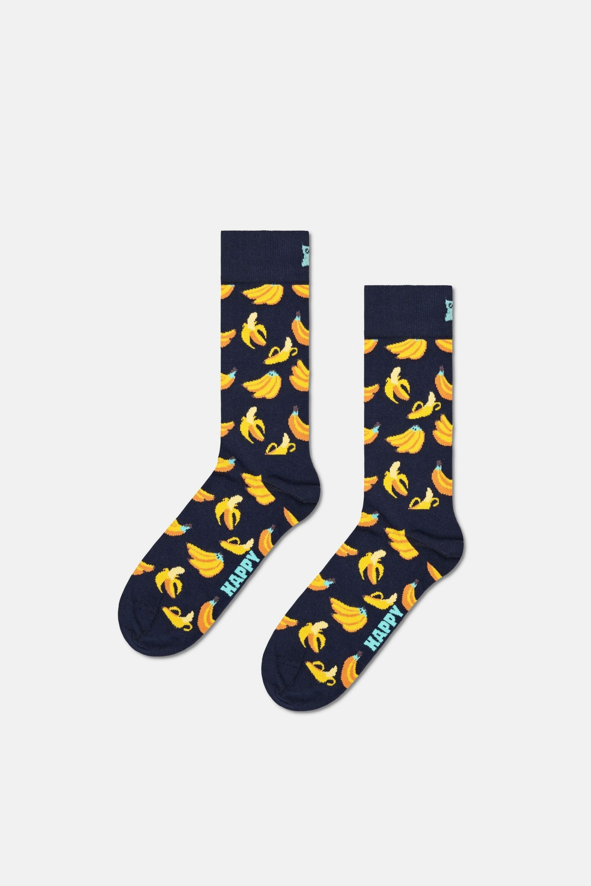 Happy Socks - Muz Desenli Pamuklu Çorap