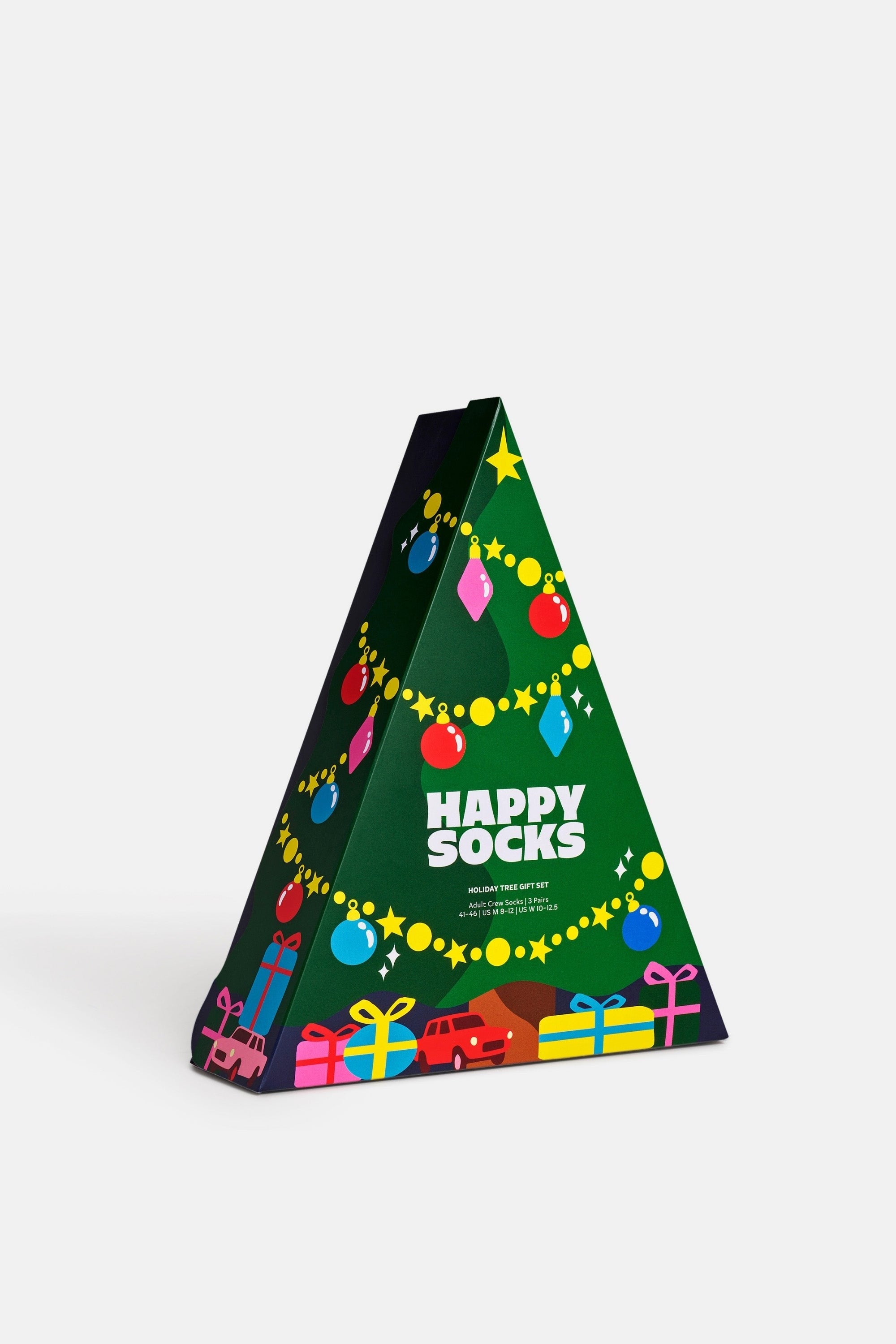 Happy Socks - Çok Renkli Kutlama Temalı Pamuklu 3Lü Çorap Seti