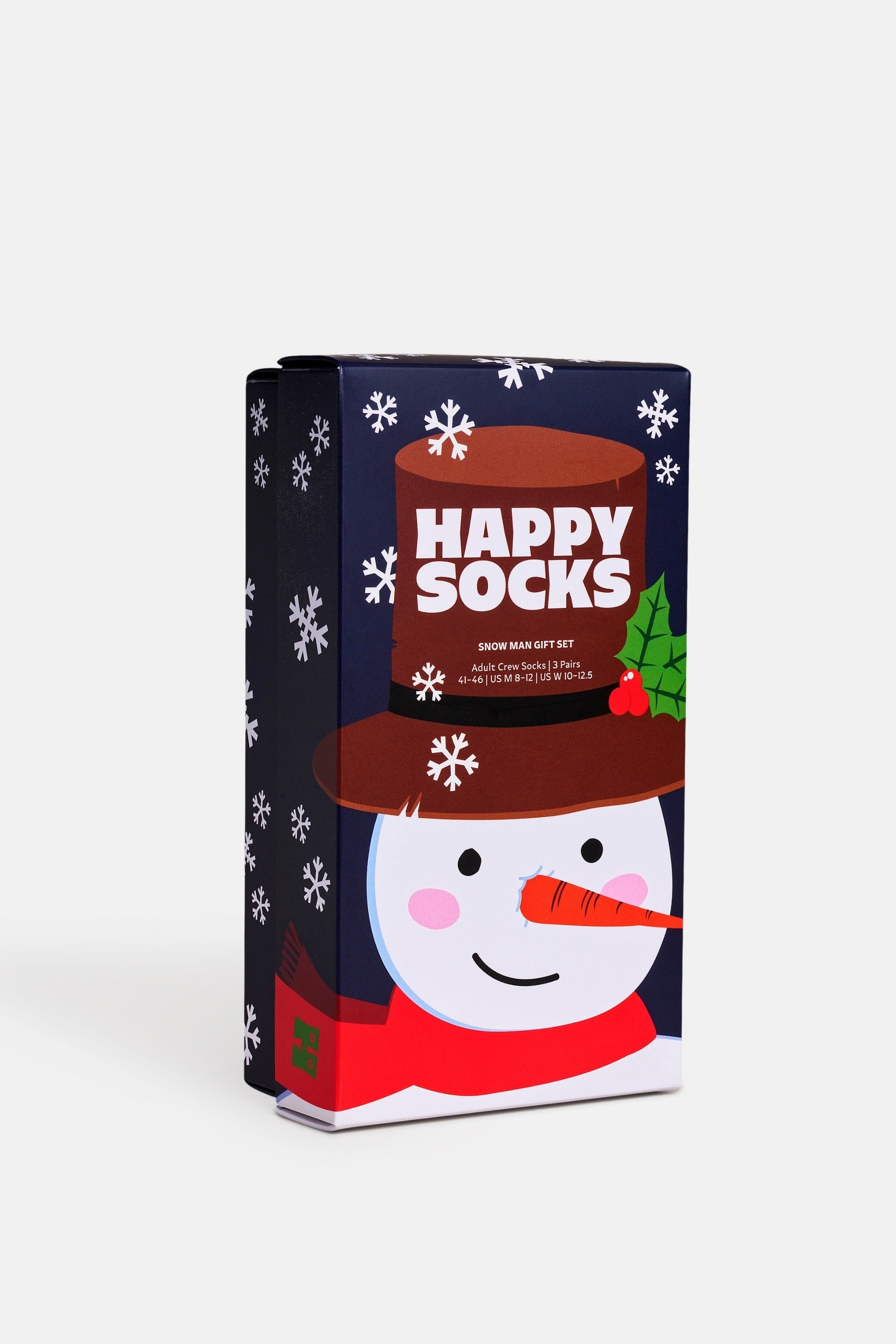 Happy Socks - Lacivert Kardan Adam Temalı Pamuklu 3Lü Çorap Seti