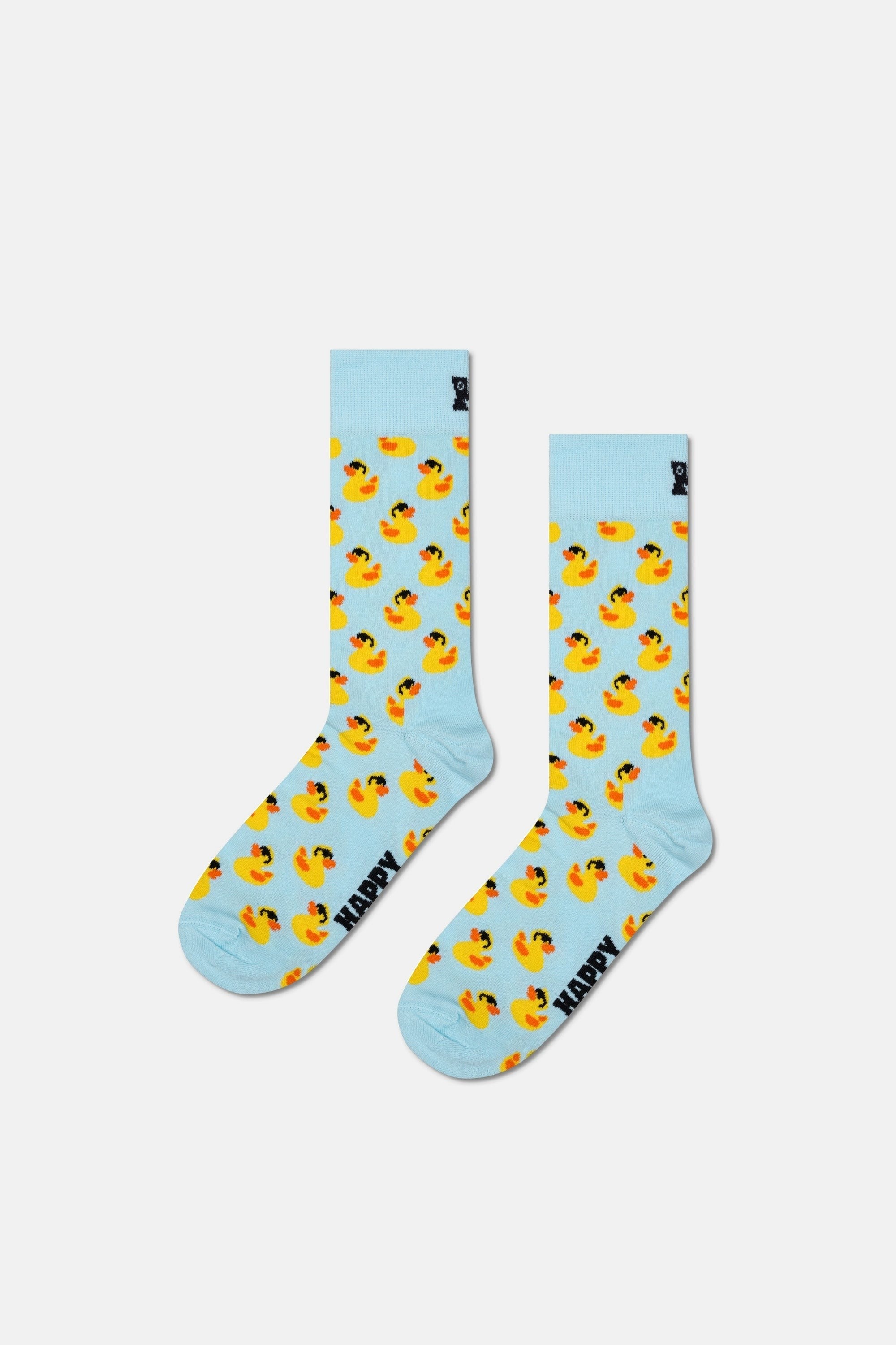 Happy Socks - Çok Renkli Ördek Desenli Pamuklu 3Lü Çorap Seti