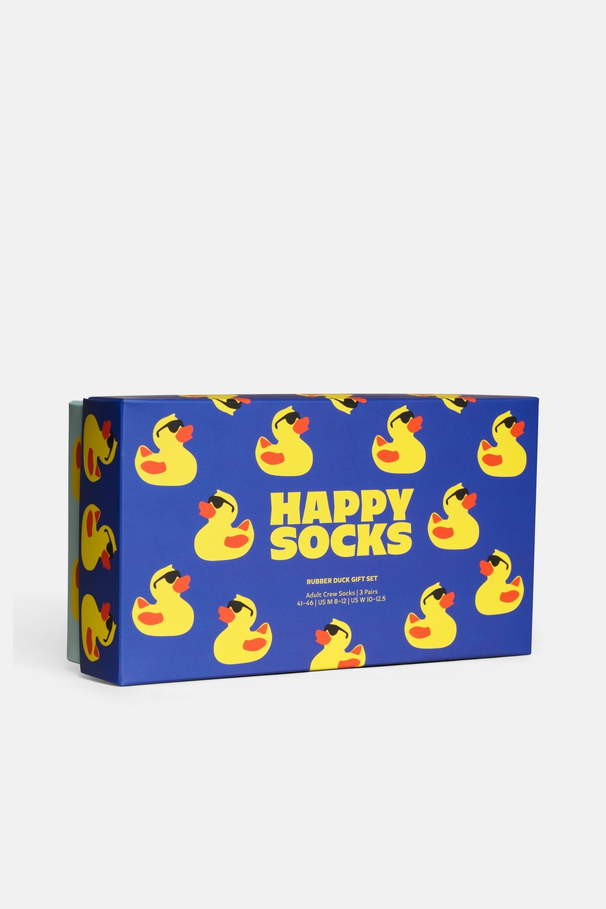 Happy Socks - Çok Renkli Ördek Desenli Pamuklu 3Lü Çorap Seti