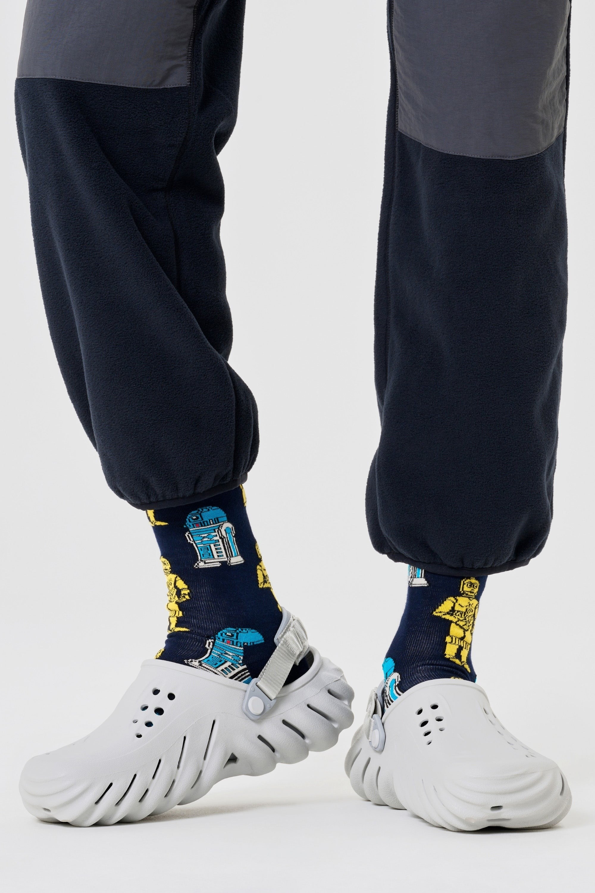 Happy Socks - Lacivert Star Wars Desenli Pamuklu Çorap
