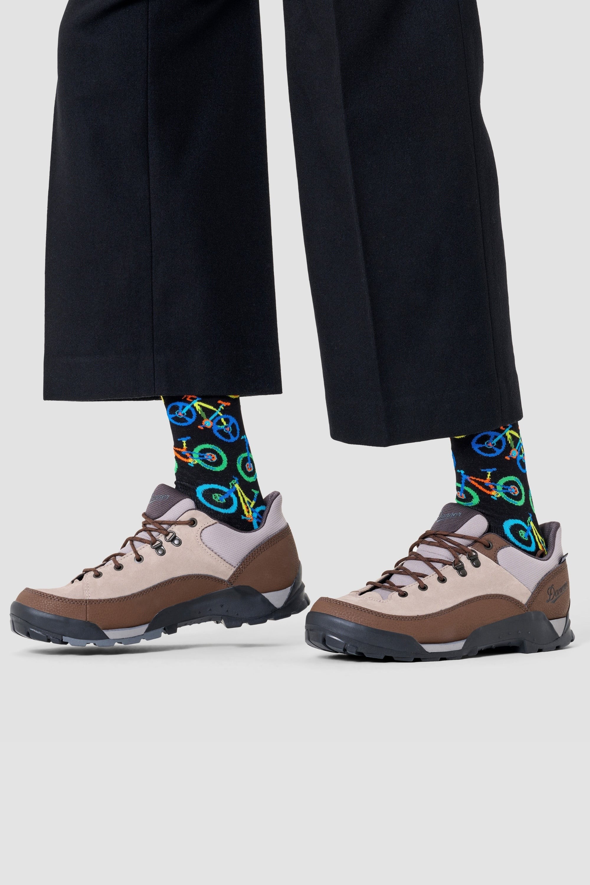 Happy Socks - Dağ Bisikleti Desenli Pamuklu Çorap