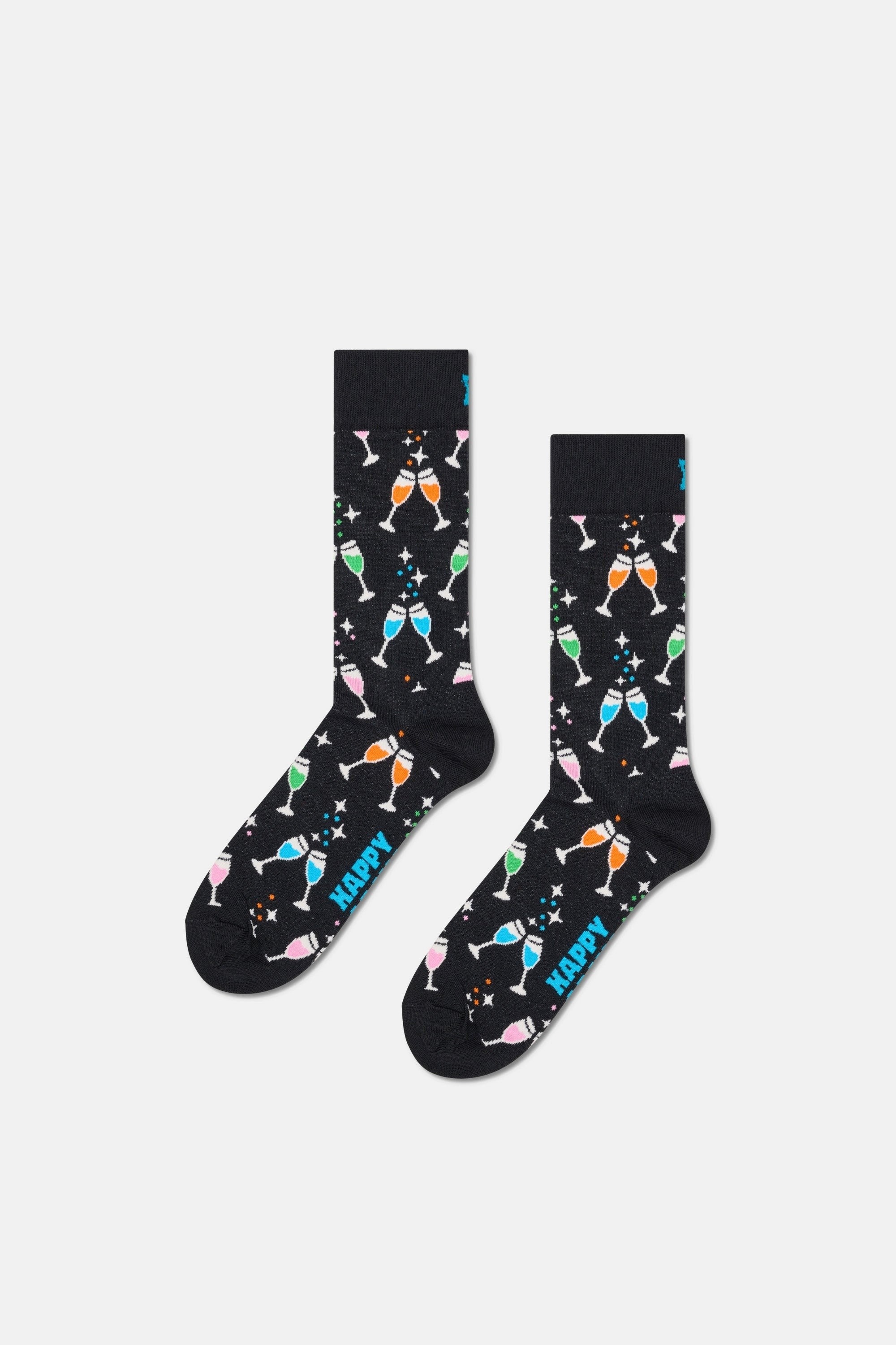 Happy Socks - Kutlama Desenli Pamuklu Çorap