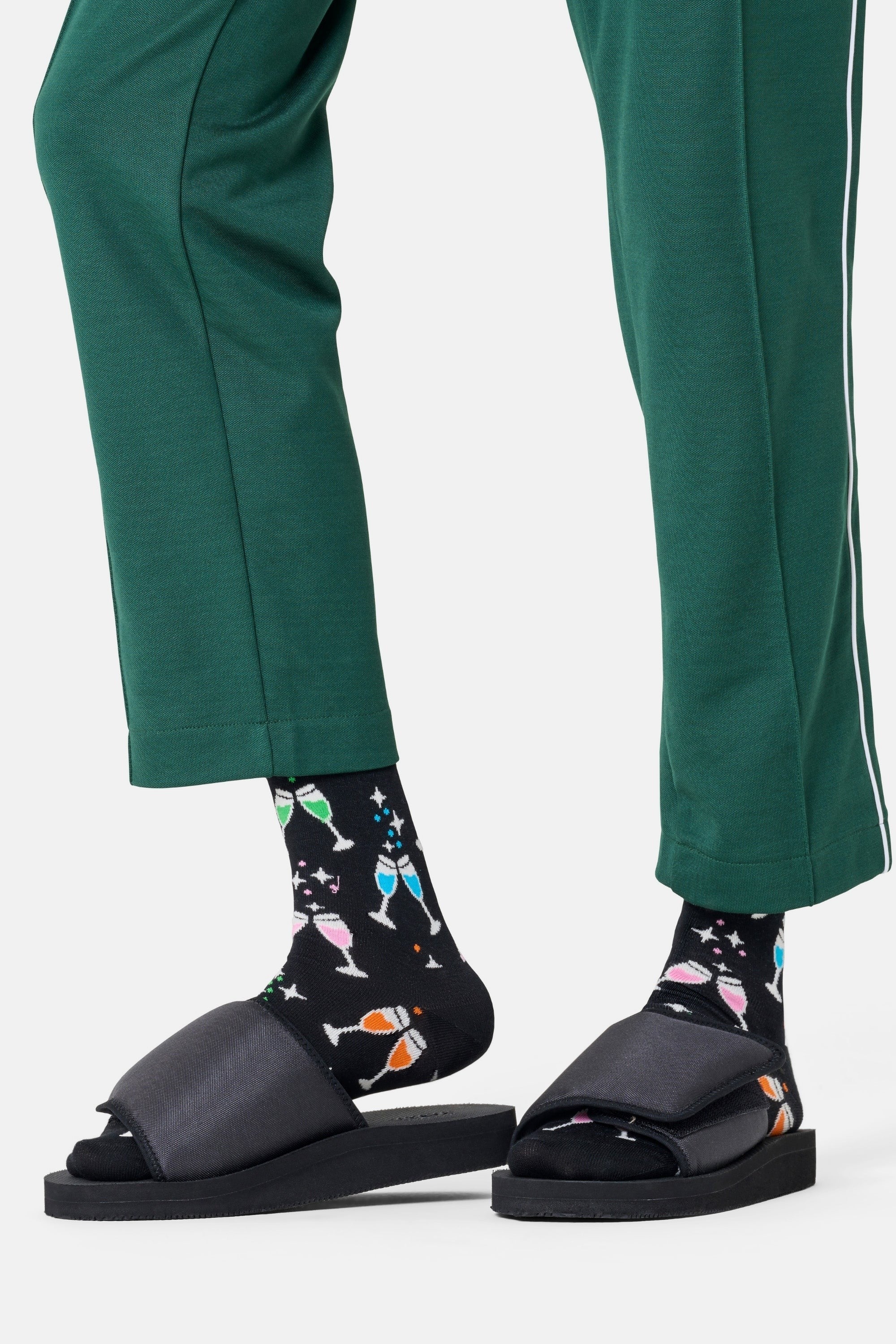 Happy Socks - Kutlama Desenli Pamuklu Çorap
