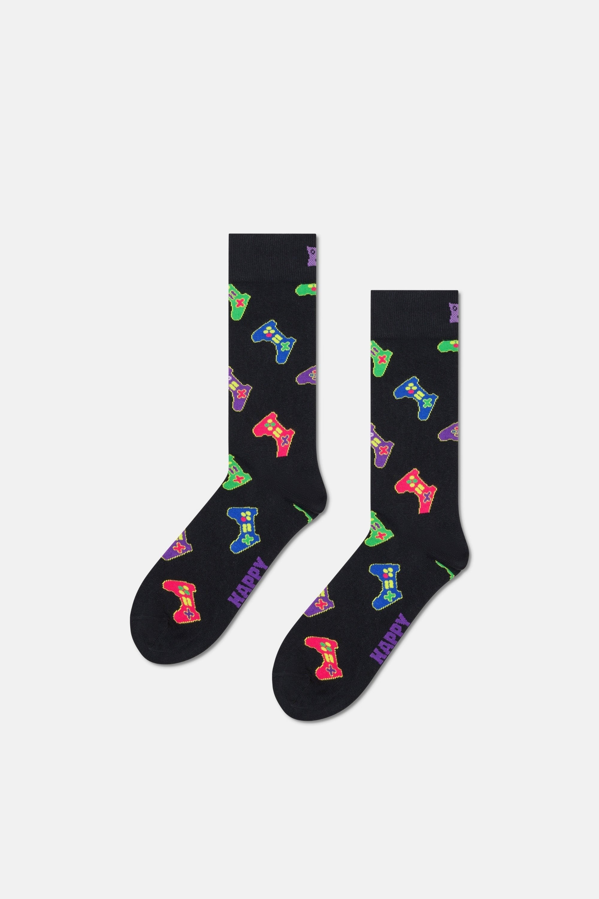 Happy Socks - Oyuncu Temalı Pamuklu 4Lü Çorap Seti