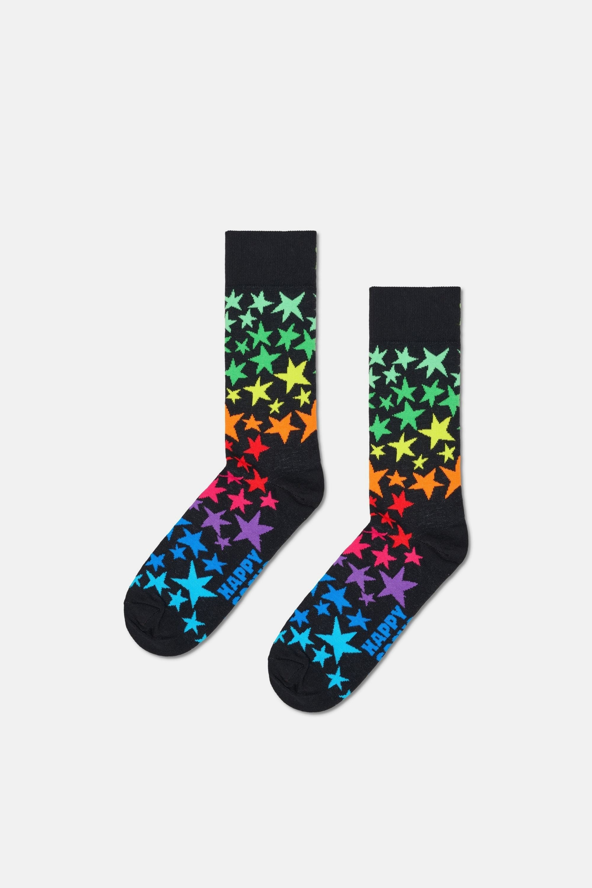 Happy Socks - Çok Renkli Kutlama Desenli 3Lü Çorap Seti