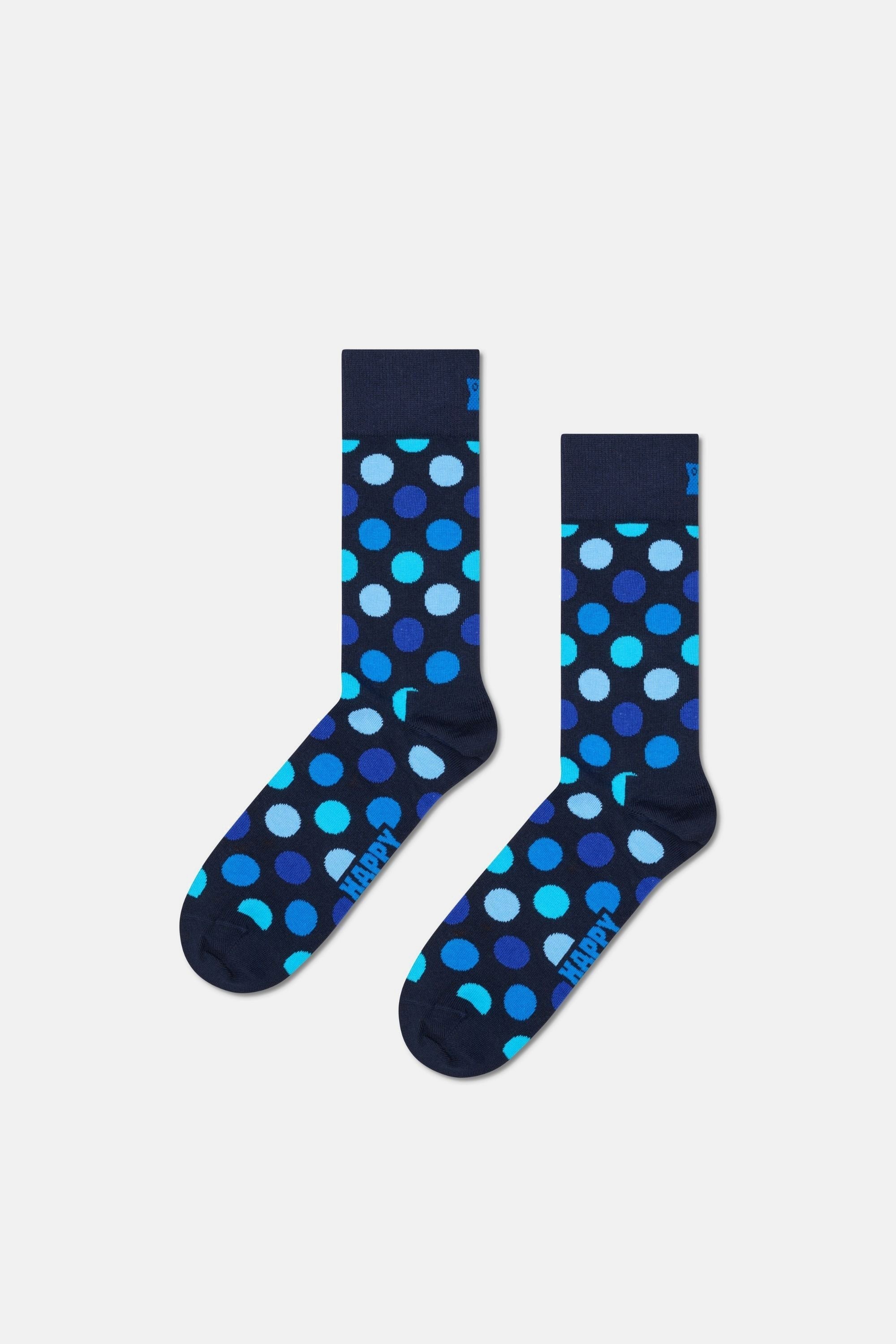 Happy Socks - Mavi Karışık Desenli Pamuklu 4Lü Çorap Seti